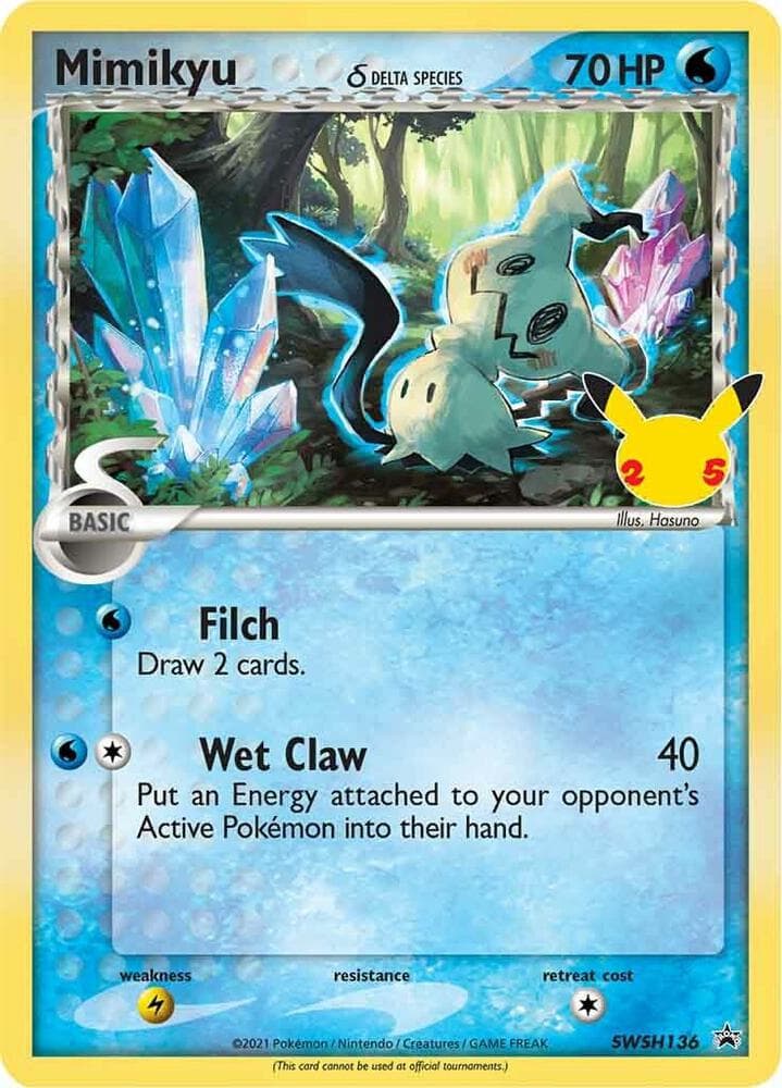 SWSH: Sword & Shield Promo Cards Mimikyu (Delta Species) SWSH136