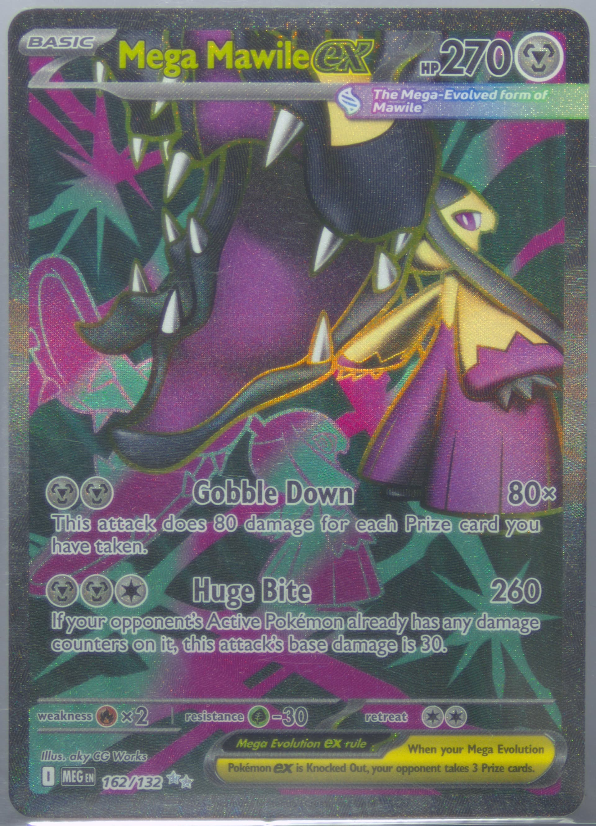 Mega Mawile EX Ultra Rare (162) 2025 Pokemon Meg EN-Mega Evolution