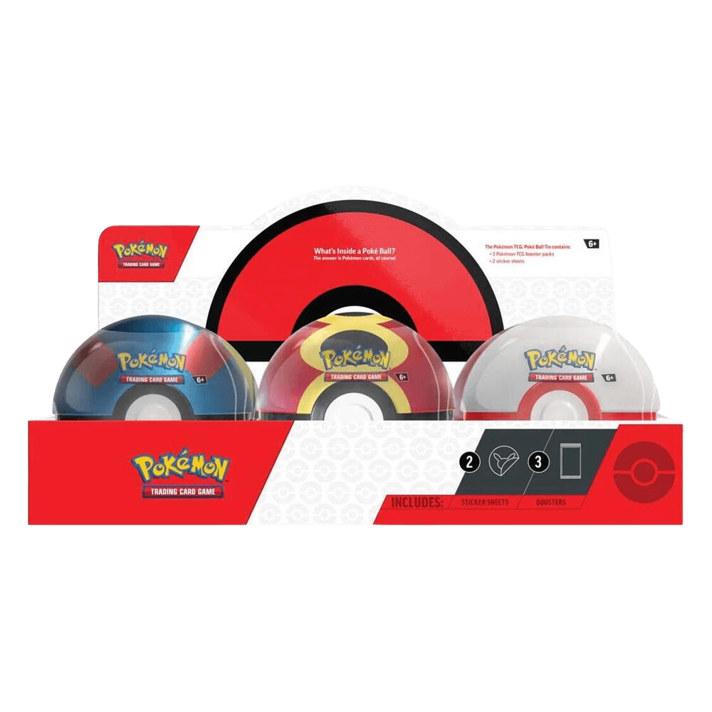 Poke Ball Tin Display (Q4 2025) - Miscellaneous Cards & Products