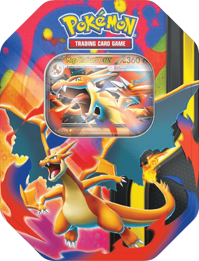 Mega Charizard Tin (Mega Charizard Y) - Miscellaneous Cards & Products