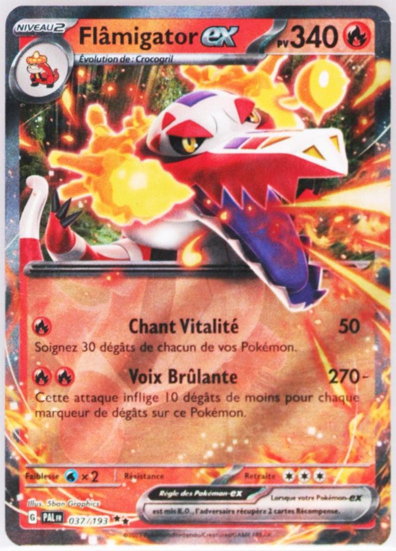 Skeledirge EX (037) 2023 Pokemon French Pal FR-Paldea Evolved