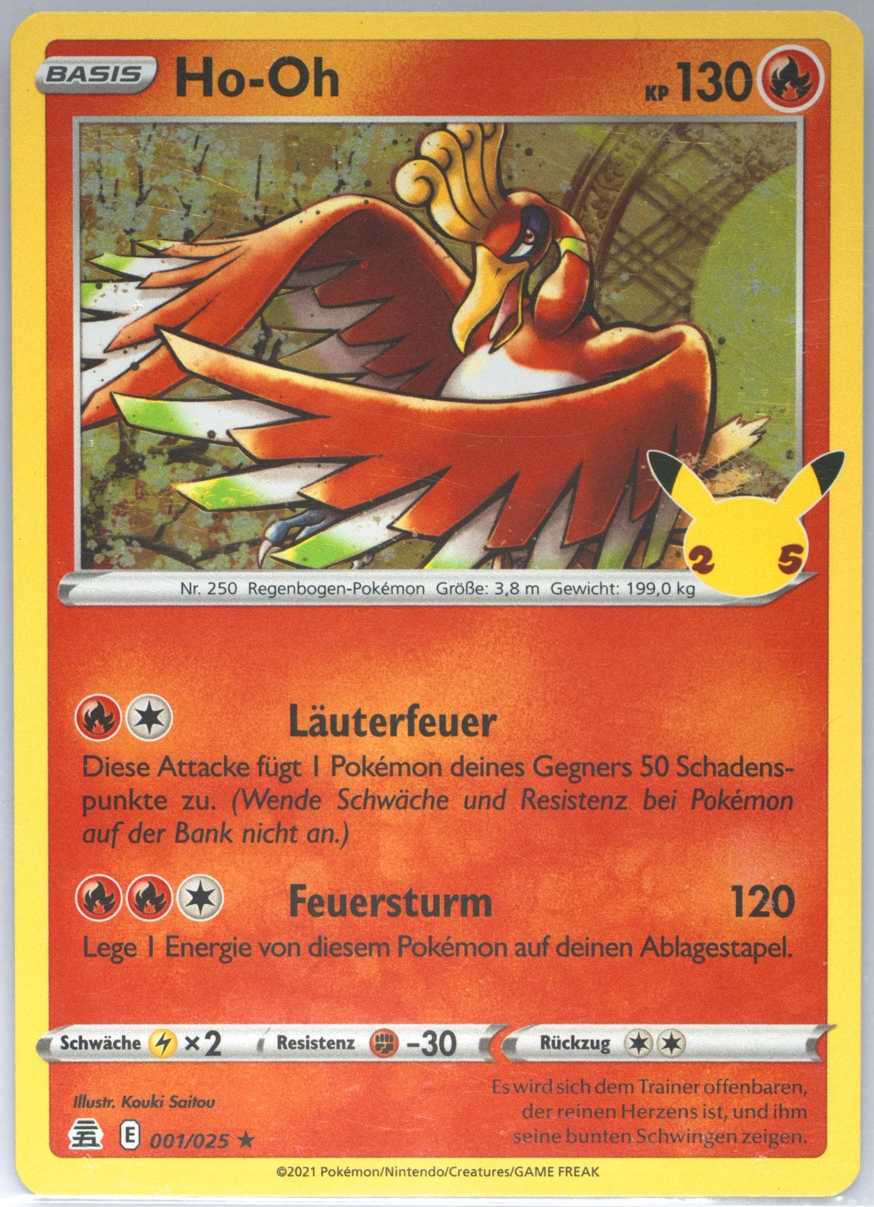 HO-Oh German (001) 2021 Pokemon Celebrations