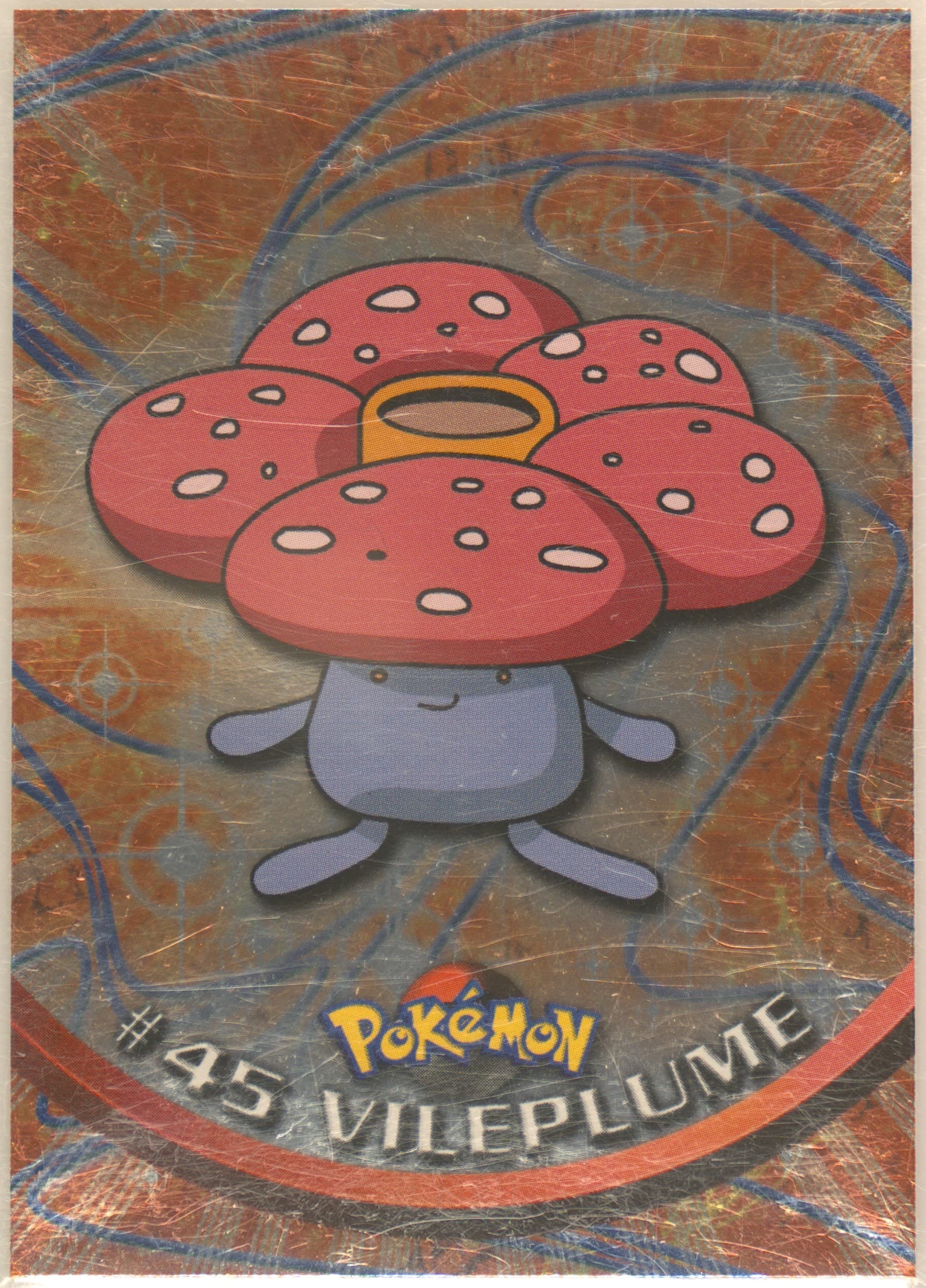 Vileplume Spanish (45) 1999 Topps Pokemon TV