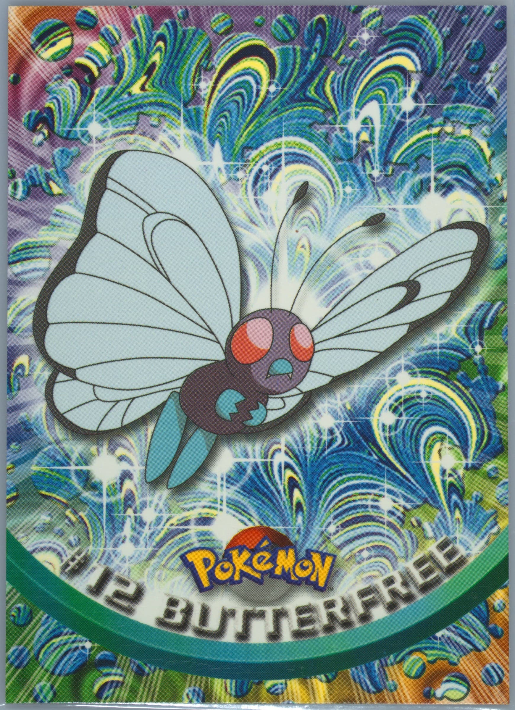 Butterfree Italian (12) 1999 Topps Pokemon TV