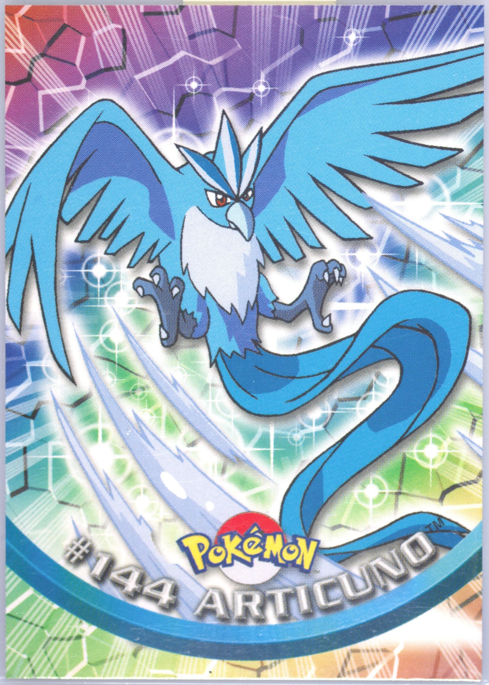 Articuno Italian (144) 2000 Topps Pokemon TV Animation Series 3