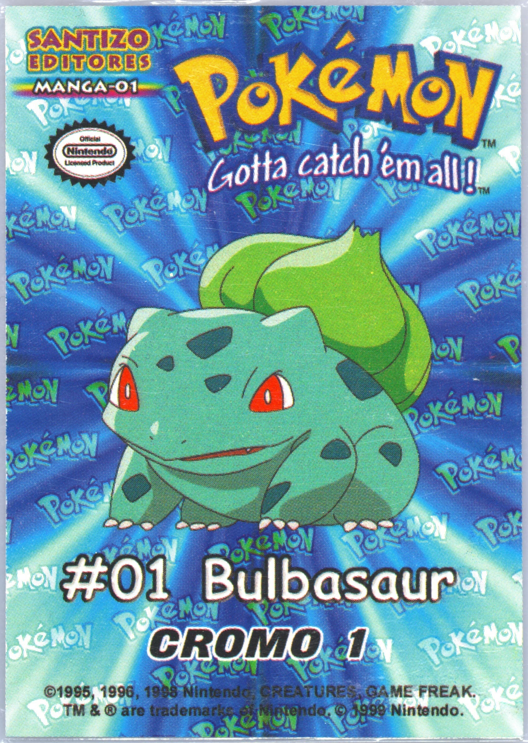 Bulbasaur (1) 1999 Santizo Editores Manga-01 Pokemon