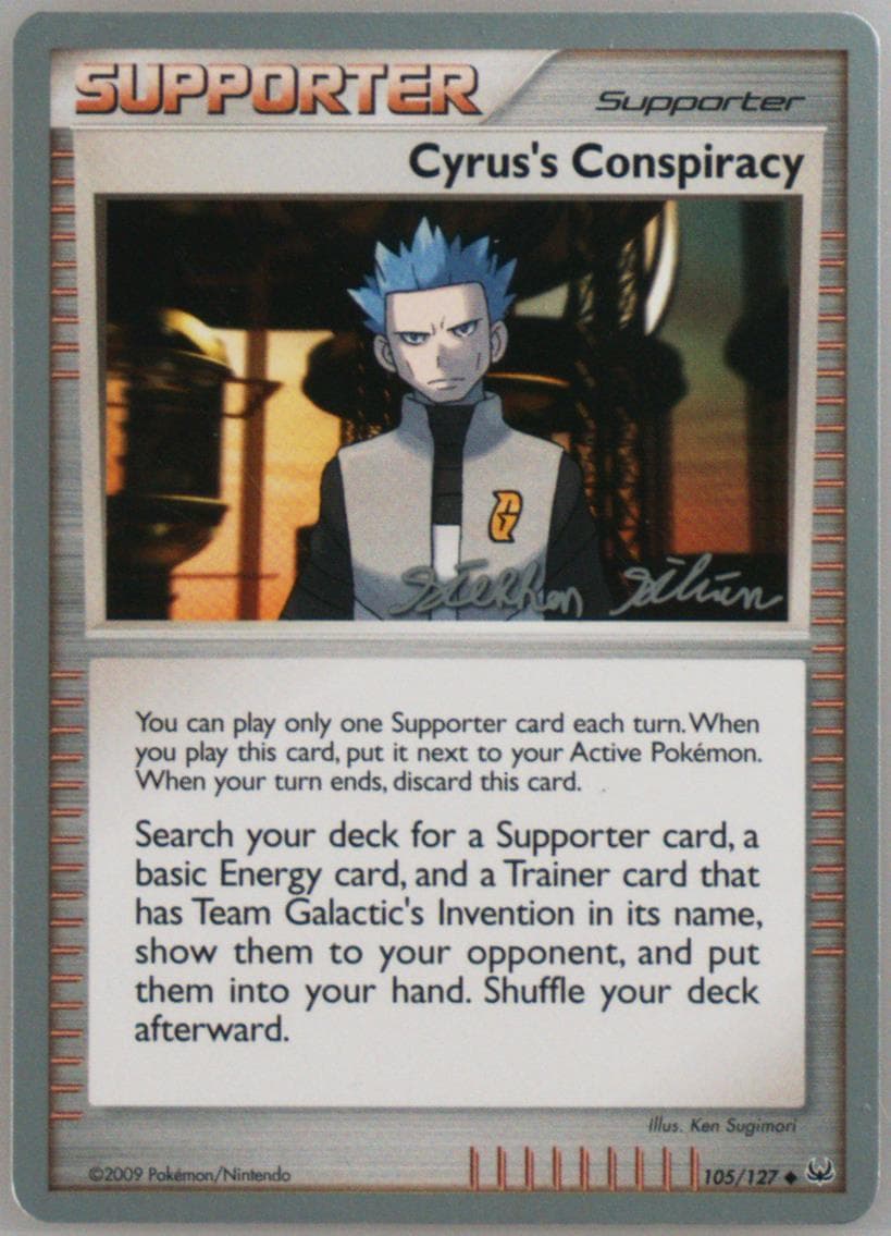 Cyrus's Conspiracy Luxdrill (105) 2009 Pokemon World Championships Promo