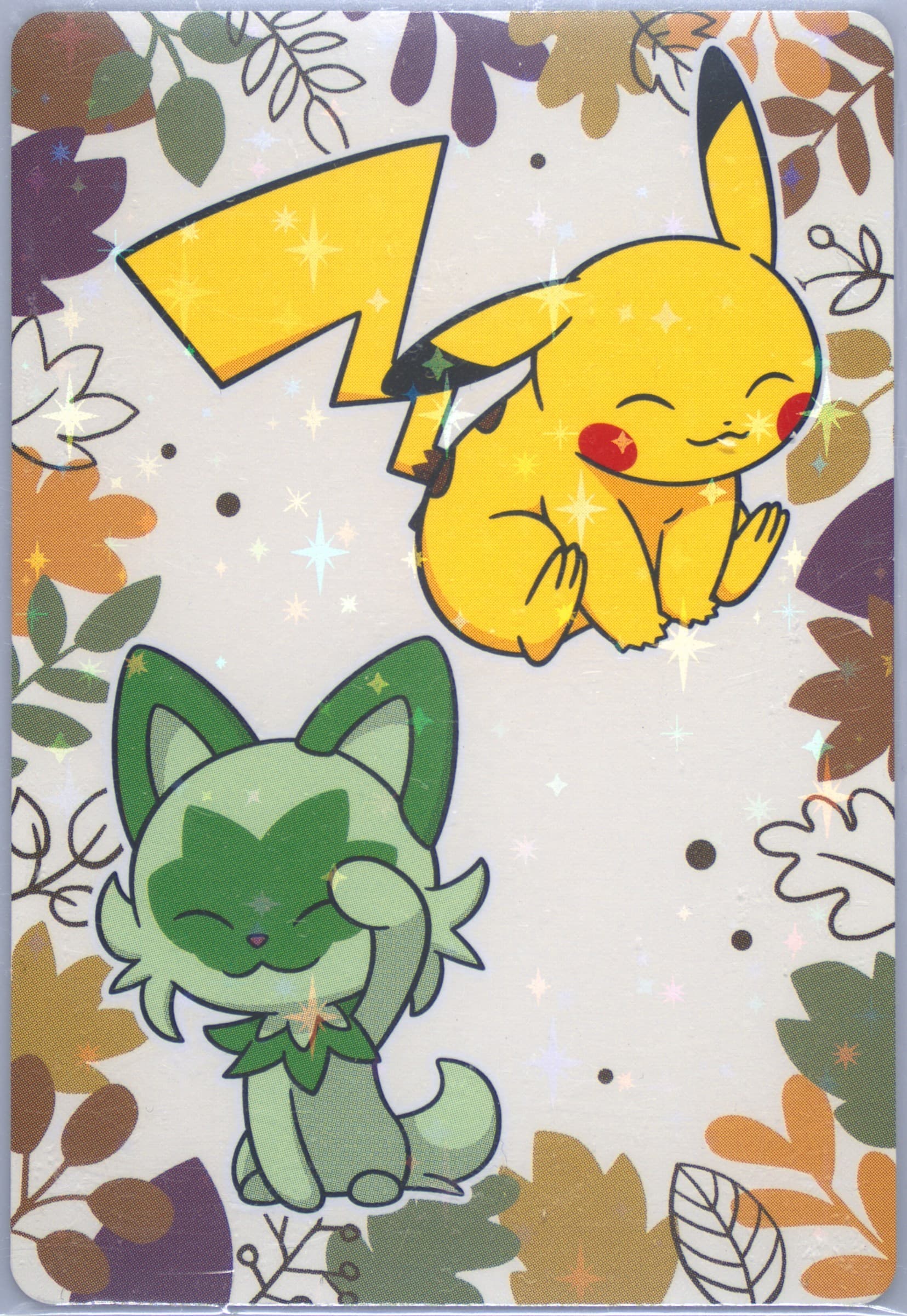 Pikachu/Sprigatito Version 2 2023 Pokemon X Pronto Thank You Card