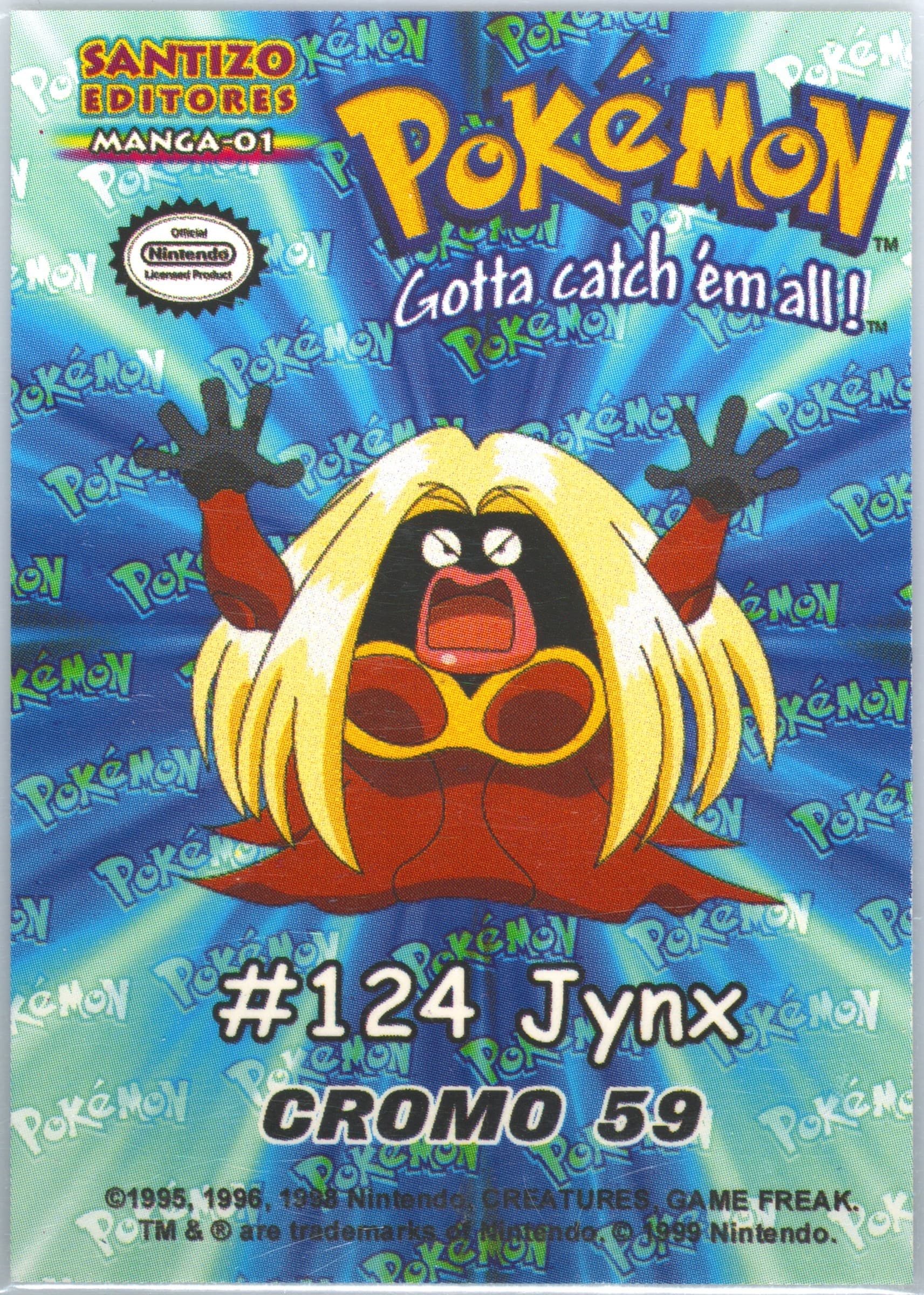 Jynx (59) 1999 Santizo Editores Manga-01 Pokemon