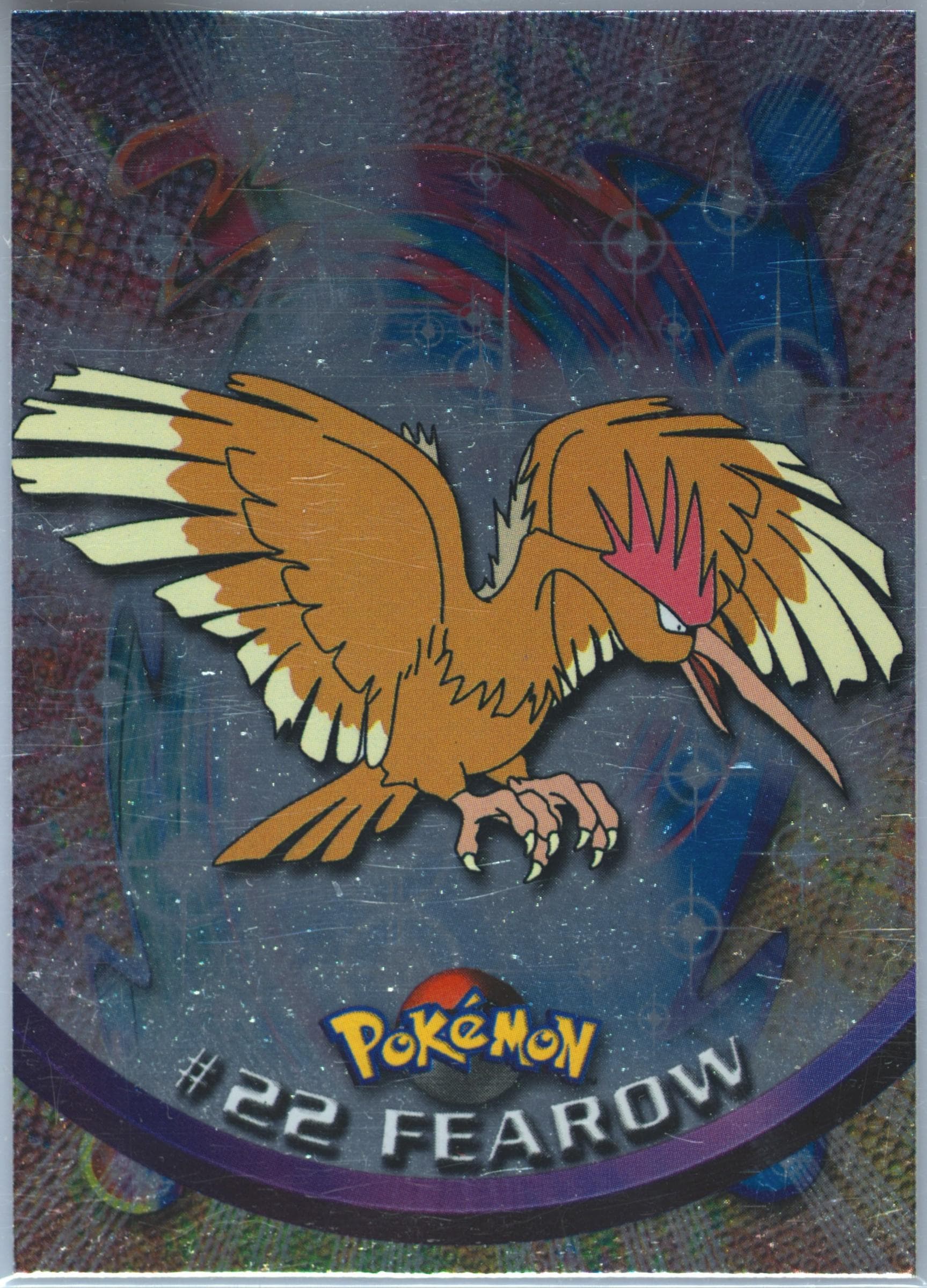 Fearow Foil-Italian (22) 1999 Topps Pokemon TV