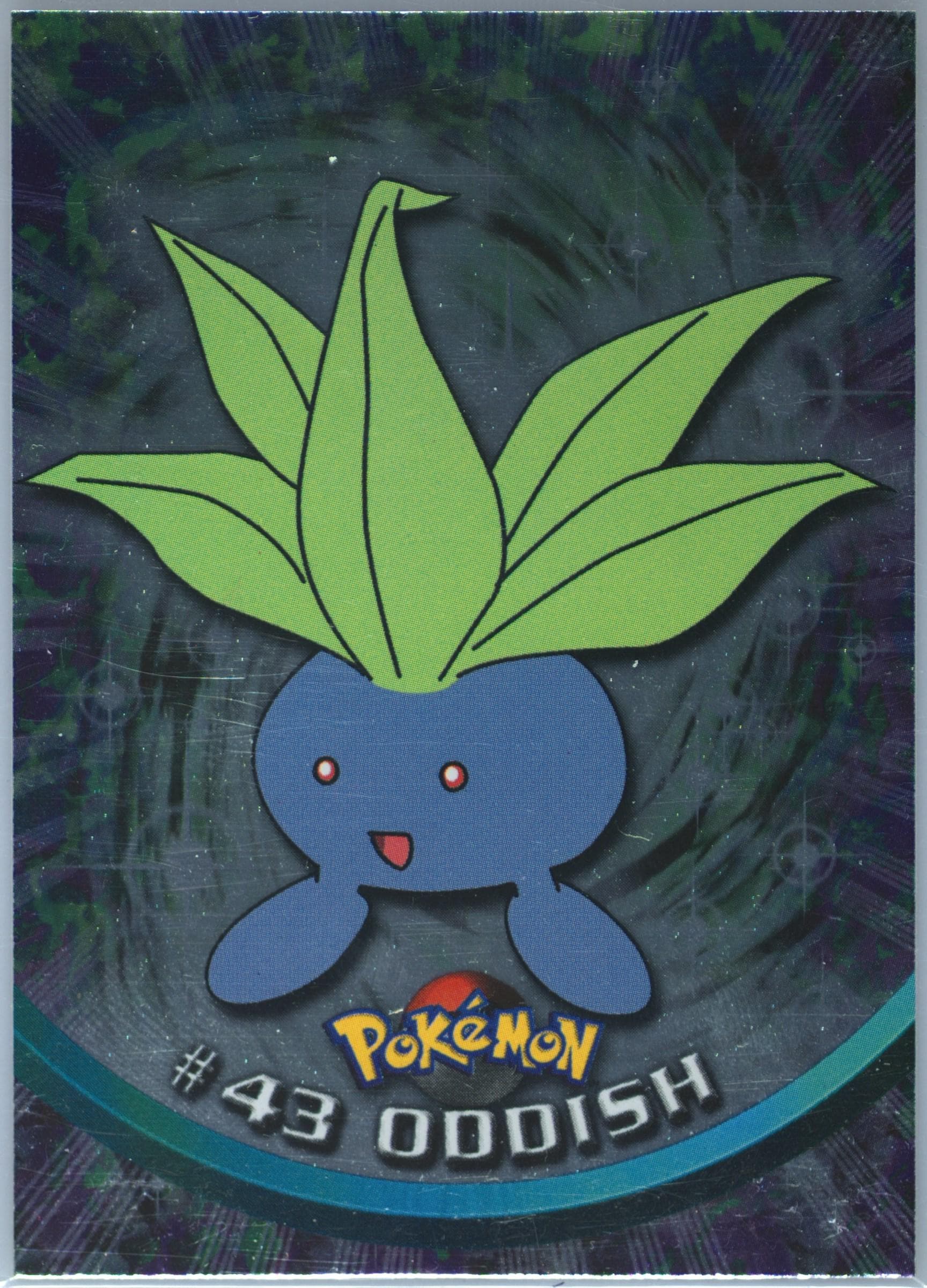 Oddish Foil-Italian (43) 1999 Topps Pokemon TV