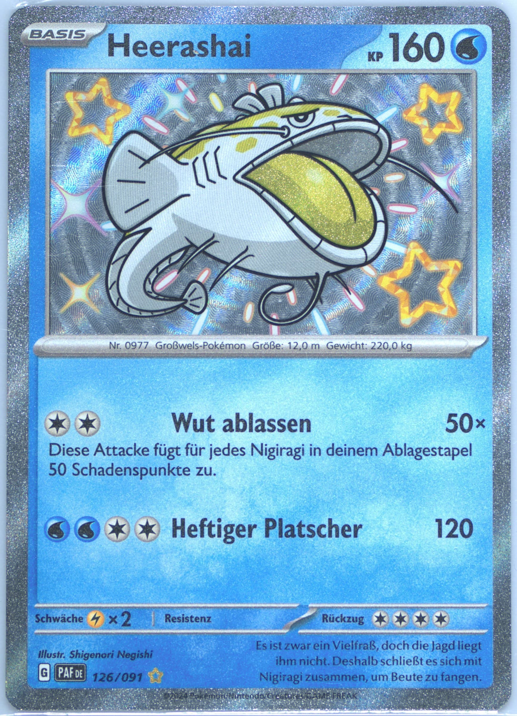 Dondozo Shiny Rare (126) 2024 Pokemon German Paf de-Paldean Fates