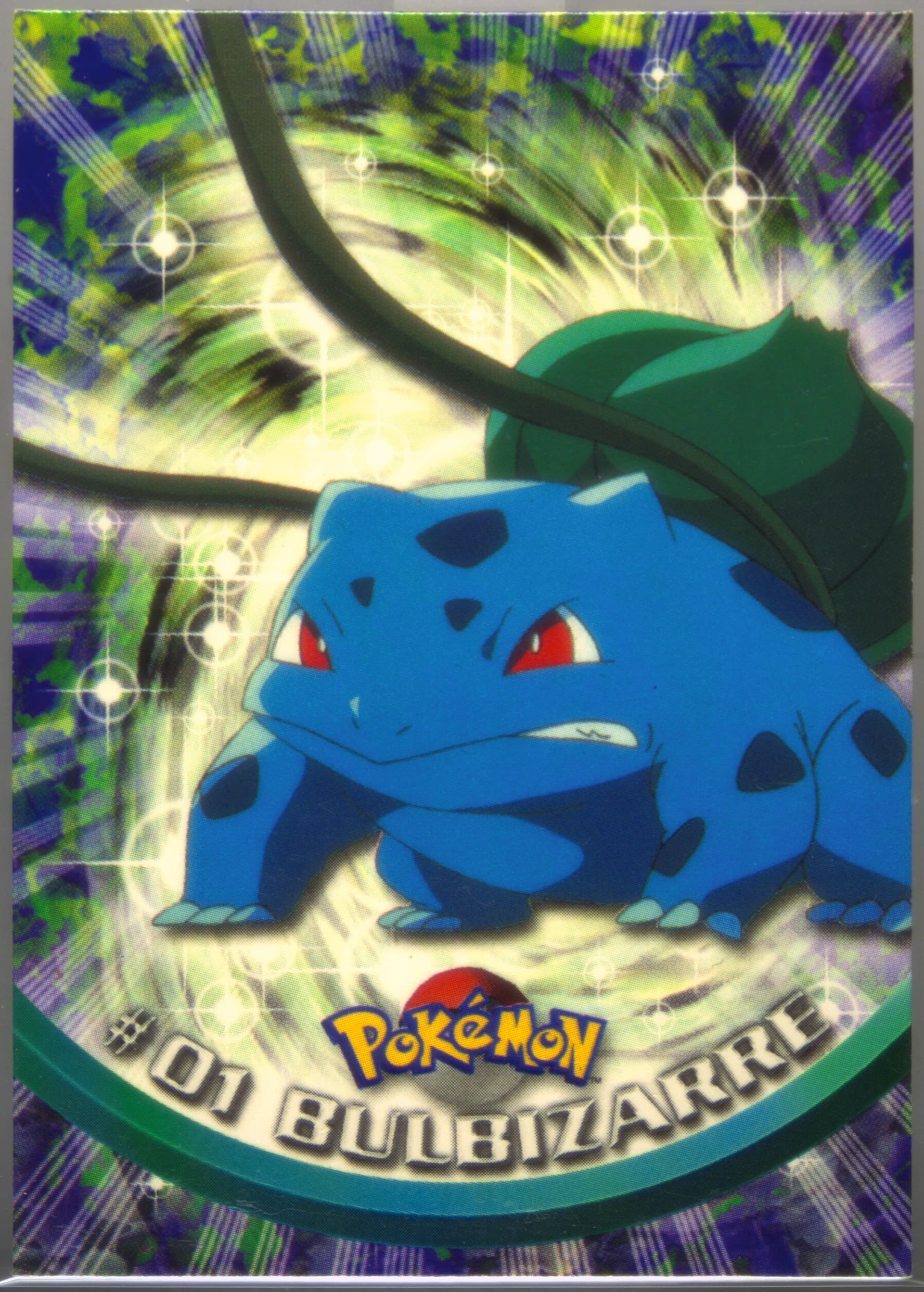 Bulbizarre French (1) 1999 Topps Pokemon TV