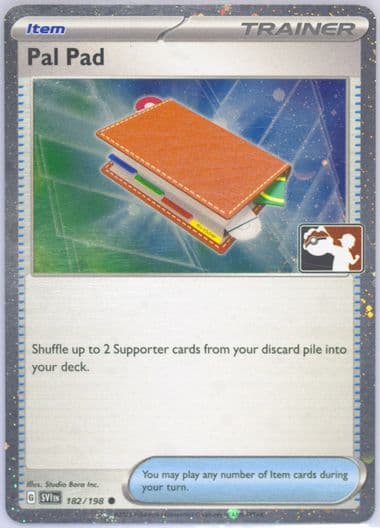 Pal Pad (182) 2024 Pokemon Play! Pokemon Prize Pack: Series 4