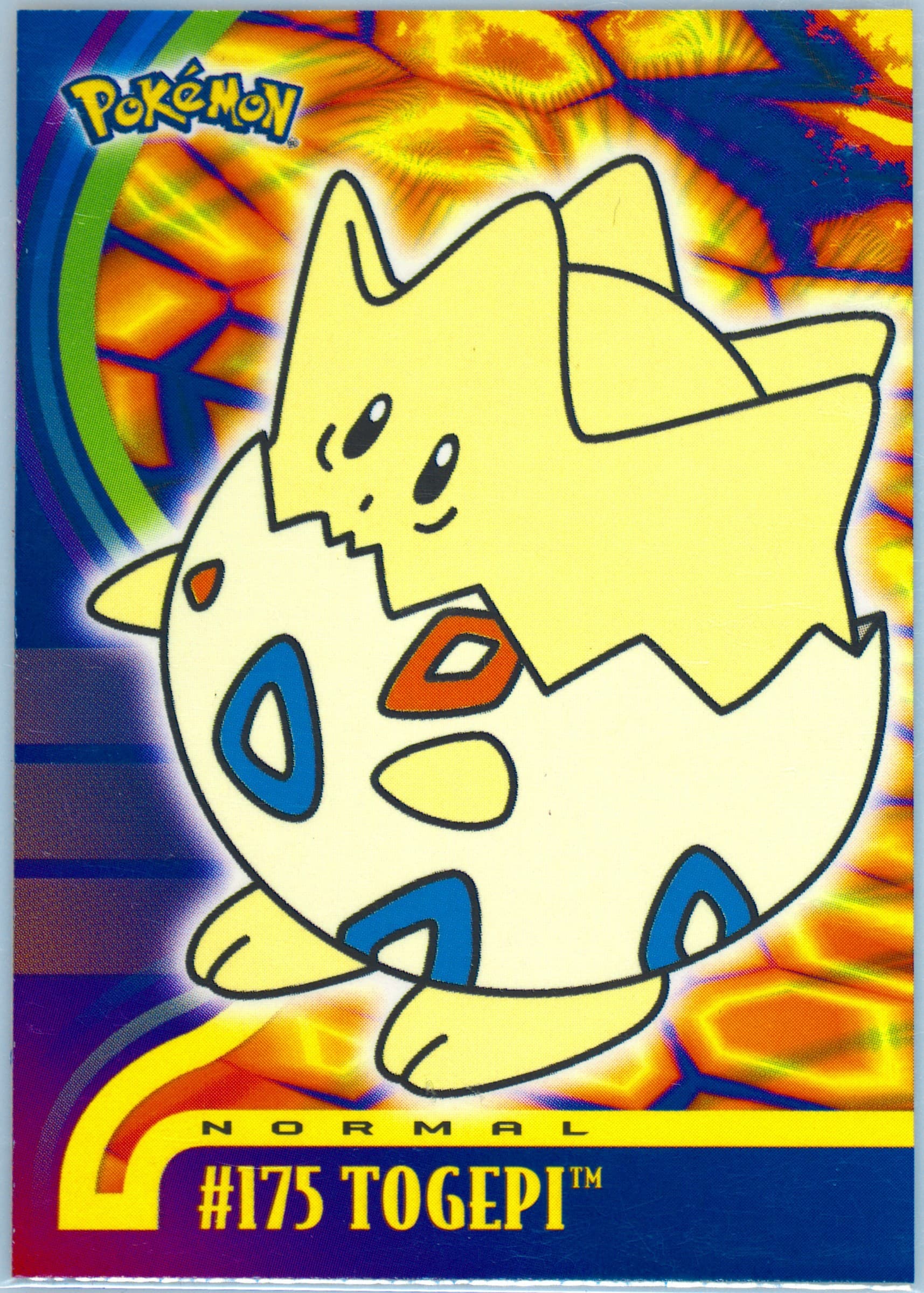 Togepi (175) 2001 Topps Pokemon Johto Series 3