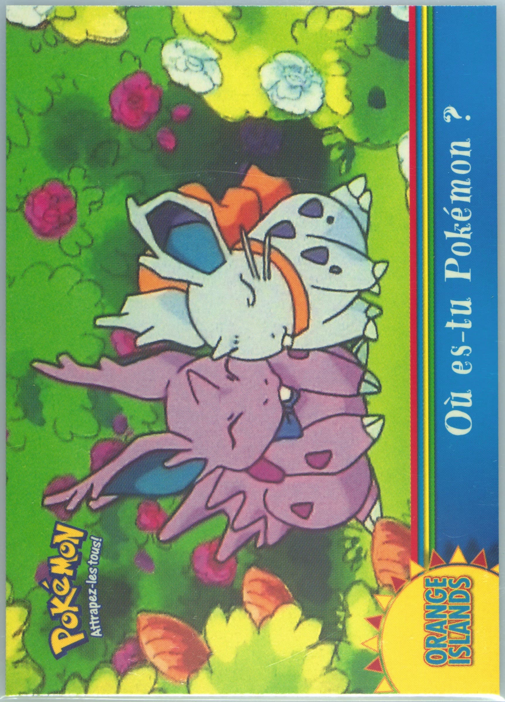 Wherefore Art Thou, Pokemon? French (OR17) 2000 Topps Pokemon TV Animation Series 3 Orange Islands