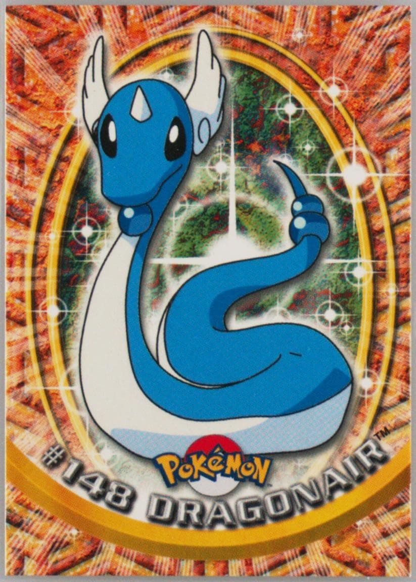 Dragonair Italian (148) 2000 Topps Pokemon TV Animation Series 3