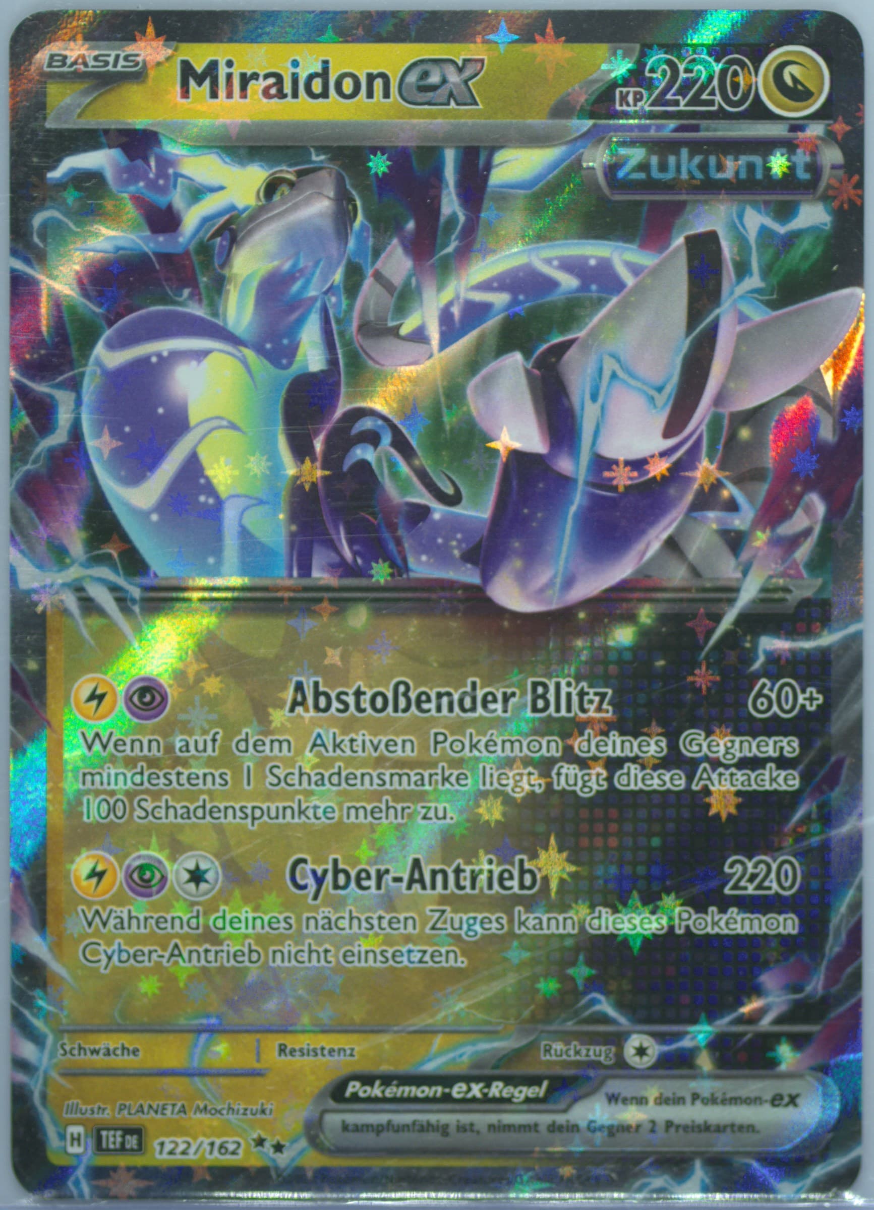 Miraidon EX (122) 2024 Pokemon German Tef de-Temporal Forces