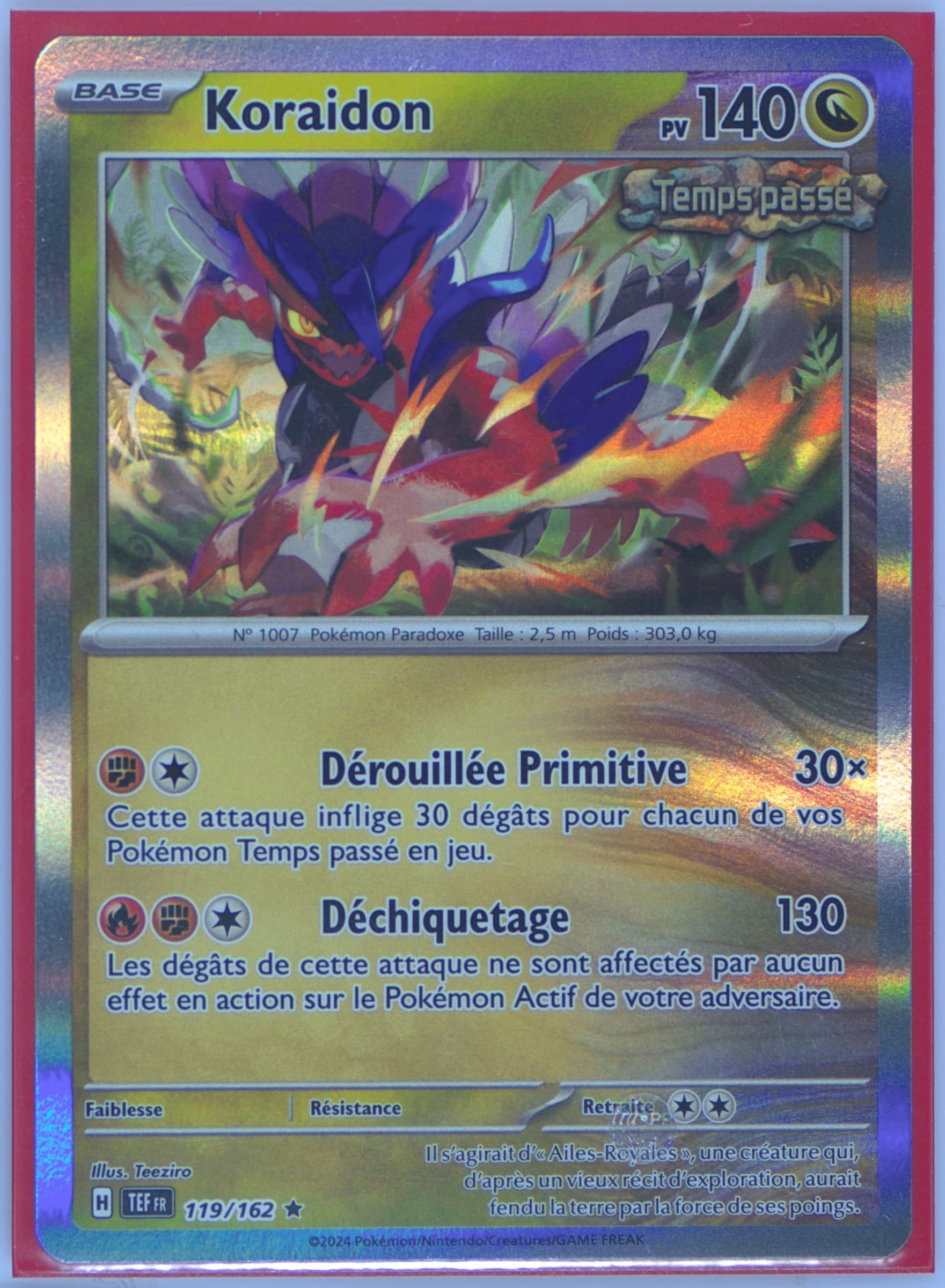 Koraidon (119) 2024 Pokemon French Tef FR-Temporal Forces