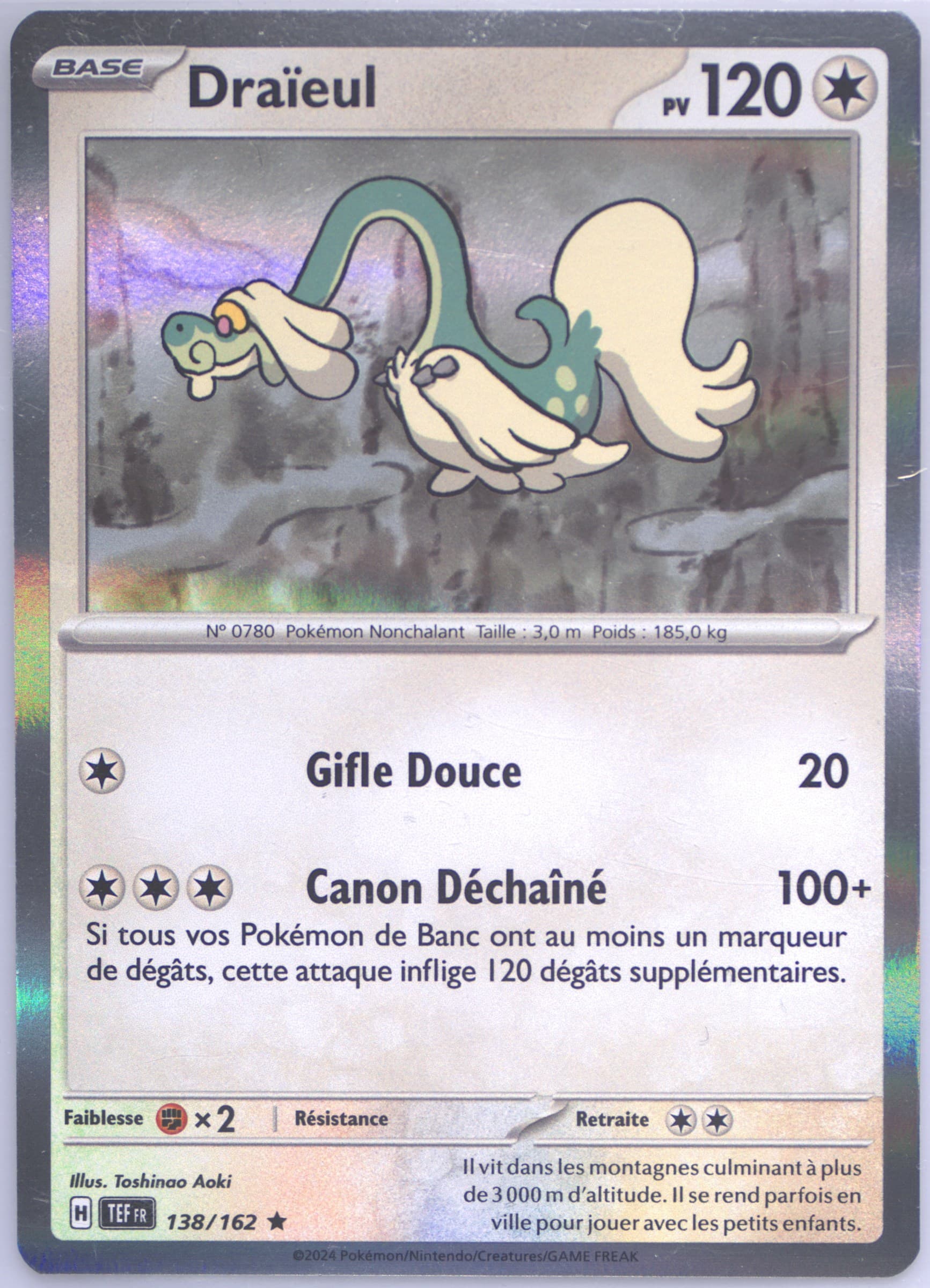 Drampa (138) 2024 Pokemon French Tef FR-Temporal Forces