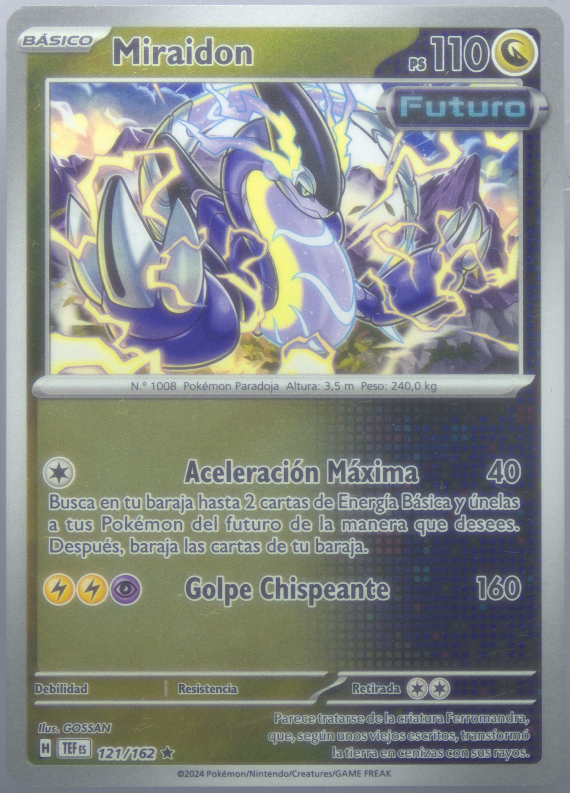 Miraidon (121) 2024 Pokemon Spanish Tef ES-Temporal Forces