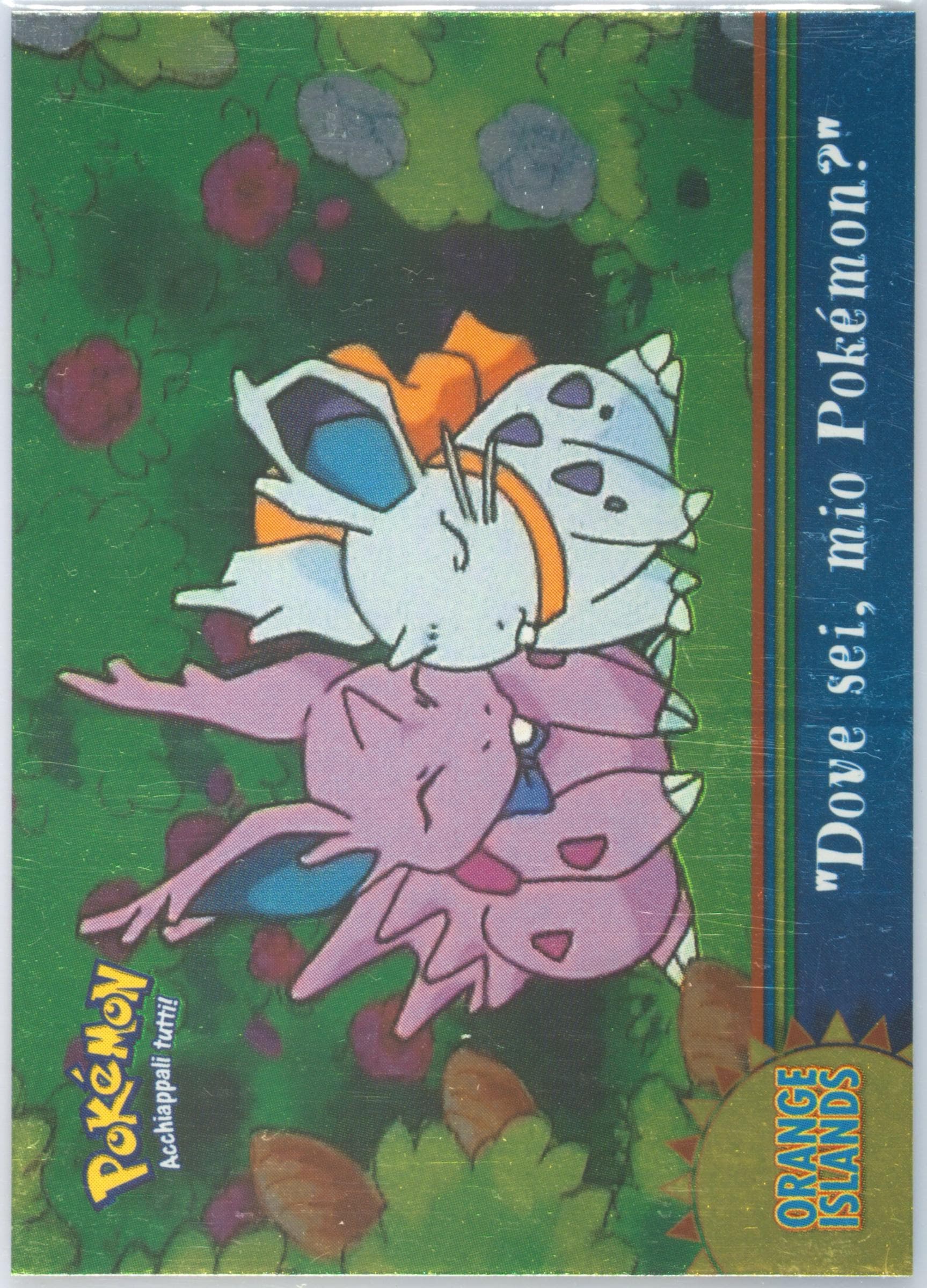 Wherefore Art Thou, Pokemon? Foil-Italian (OR17) 2000 Topps Pokemon TV Animation Series 3 Orange Islands