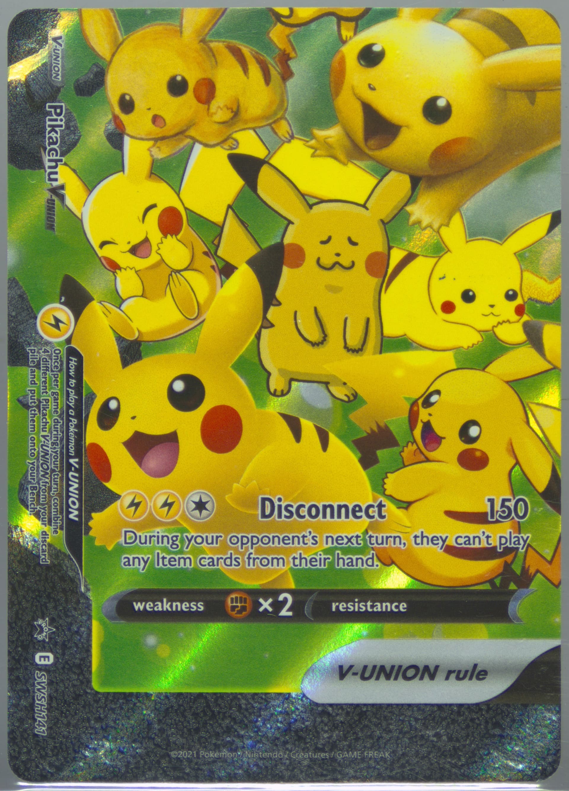 Pikachu V-Union Celebrations Collection-German (141) 2021 Pokemon Swsh Black Star Promo
