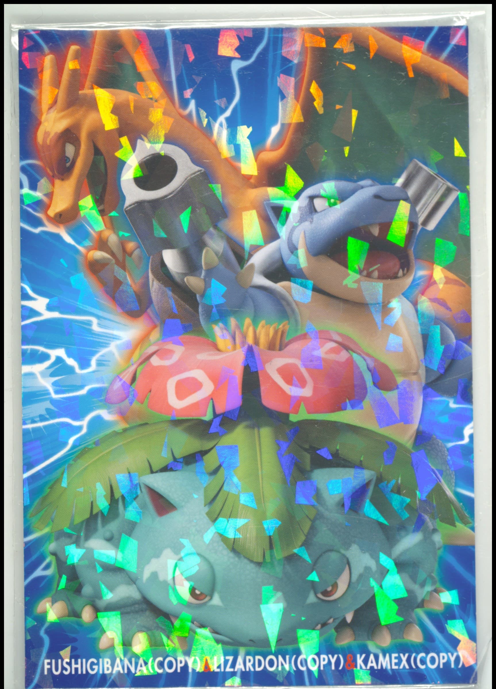 Blastoise/Charizard/Venusaur 2019 Ensky Pokemon Mewtwo Strikes Back Evolution Movie Bromide