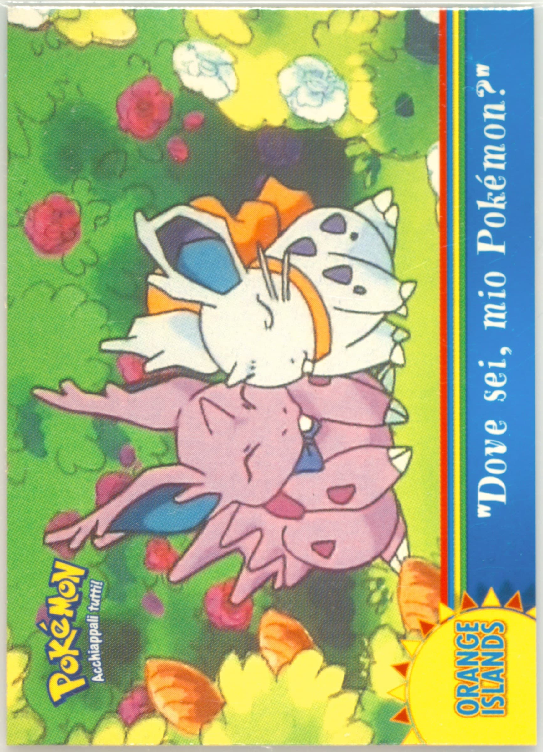Wherefore Art Thou, Pokemon? Italian (OR17) 2000 Topps Pokemon TV Animation Series 2 Europe Episode Cards