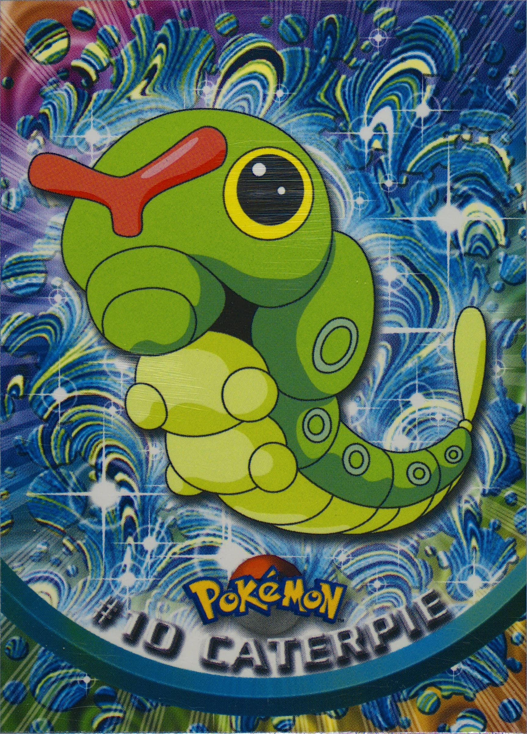 Caterpie Italian (10) 1999 Topps Pokemon TV