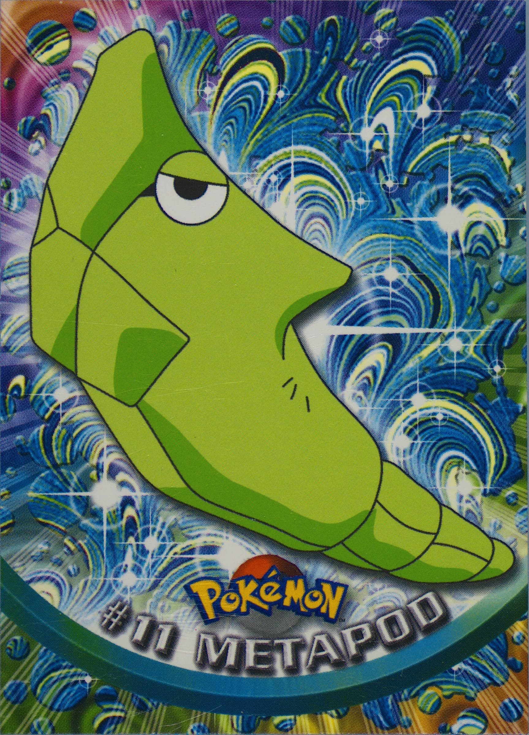 Metapod Italian (11) 1999 Topps Pokemon TV