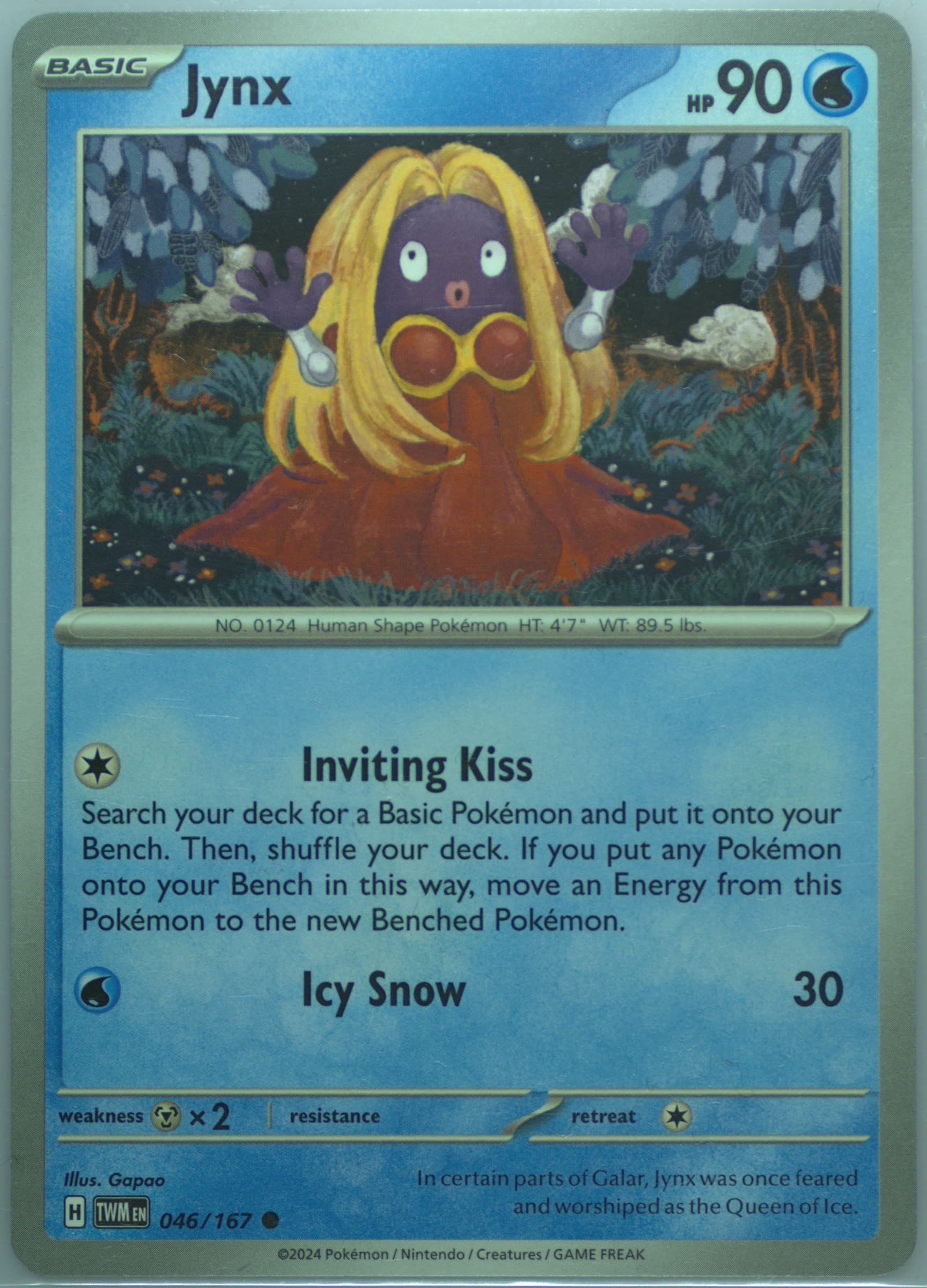 Jynx (046) 2024 Pokemon Twm EN-Twilight Masquerade
