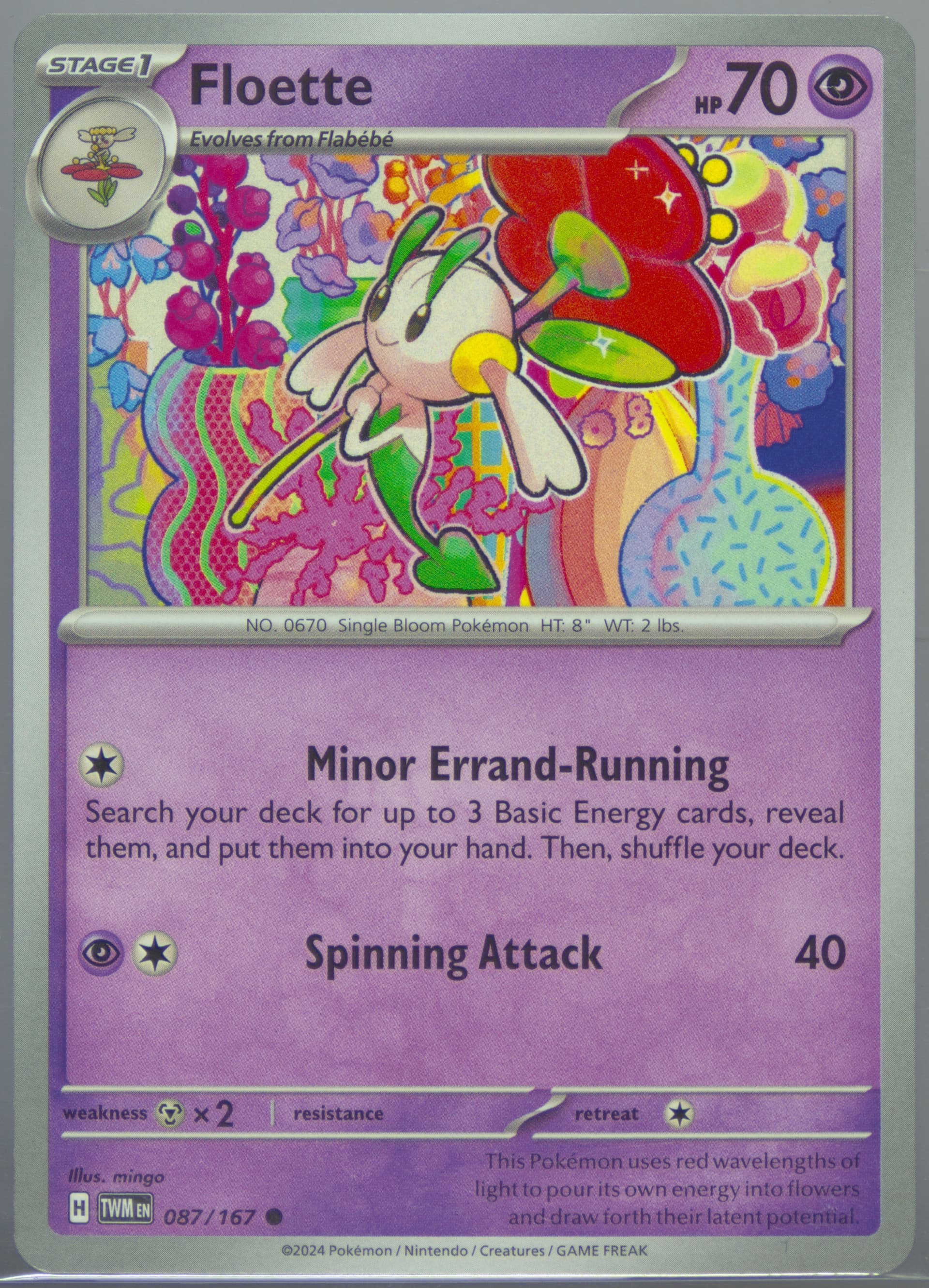 Floette (087) 2024 Pokemon Twm EN-Twilight Masquerade