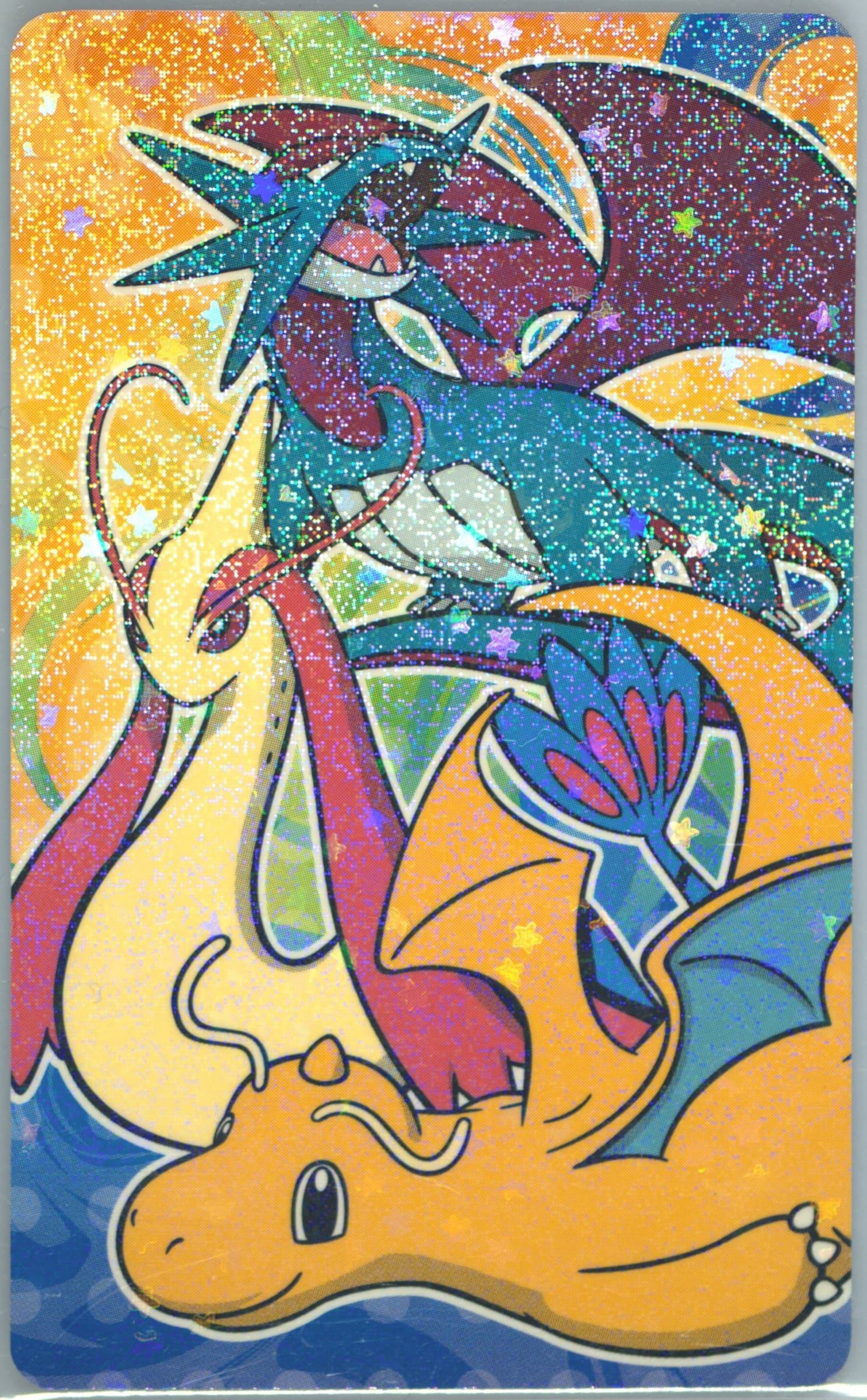 Dragonite/Milotic/Salamence Holo Card 2008 Pokemon Center Strongest Class Pokemon Present Campaign