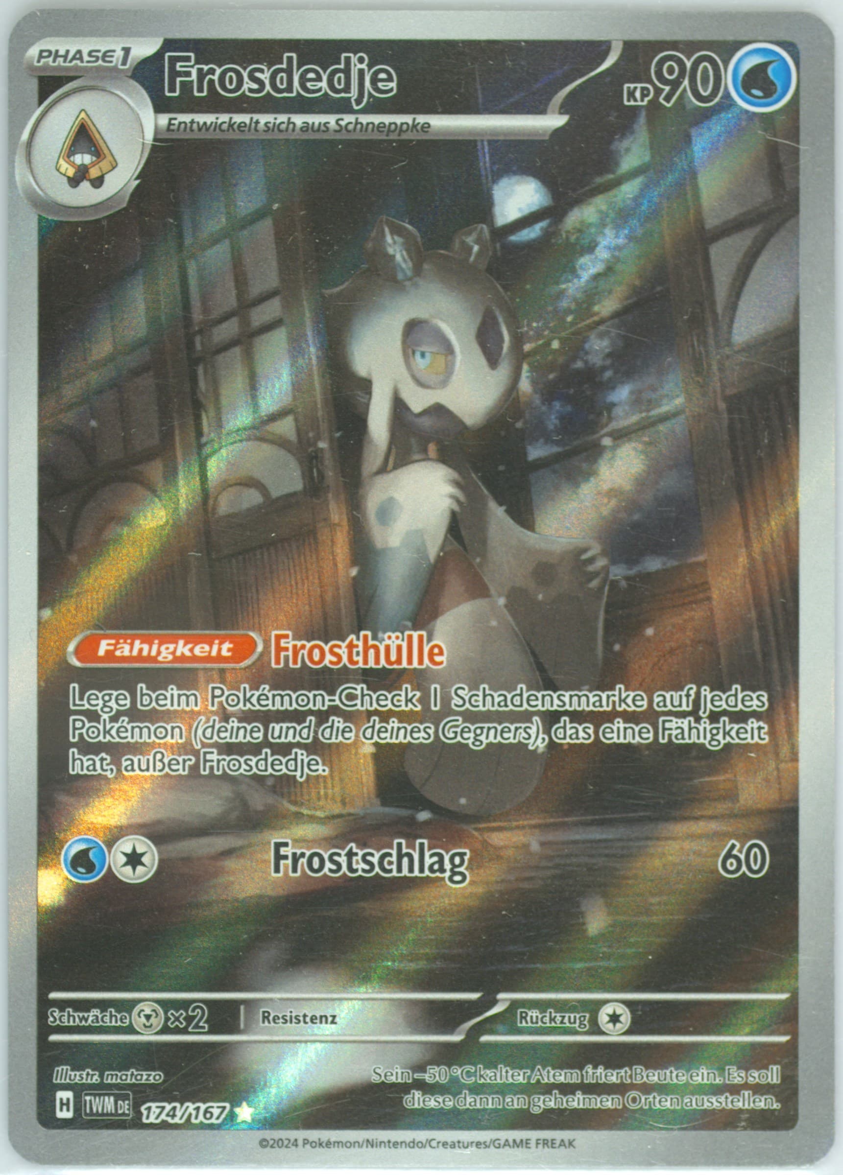 Froslass Illustration Rare (174) 2024 Pokemon German Twm de-Twilight Masquerade