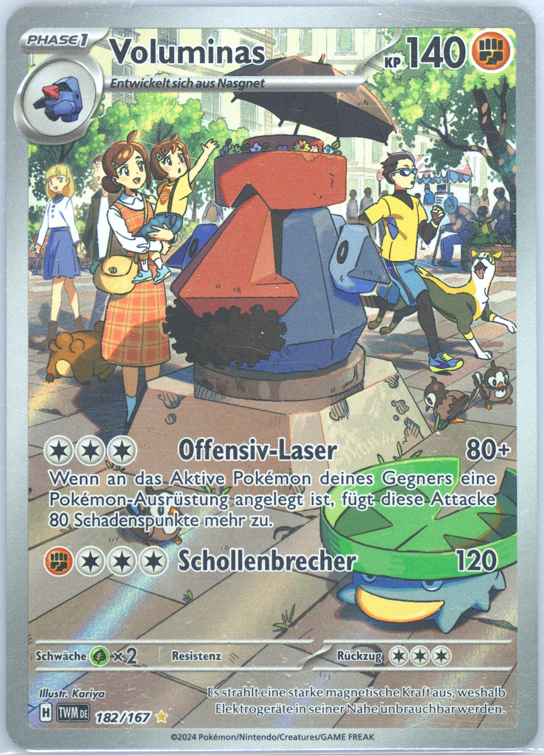 Probopass Illustration Rare (182) 2024 Pokemon German Twm de-Twilight Masquerade
