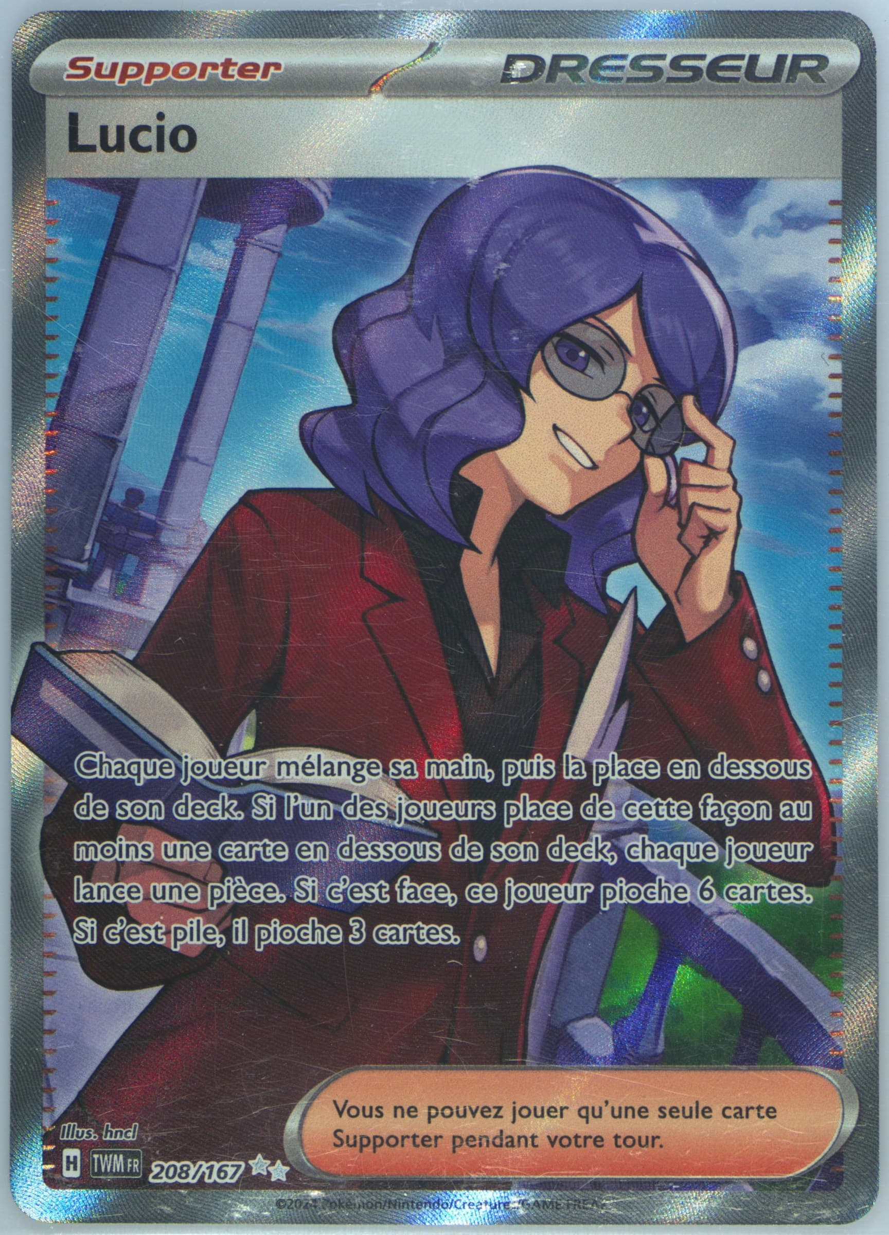 Lucian Ultra Rare (208) 2024 Pokemon French Twm FR-Twilight Masquerade