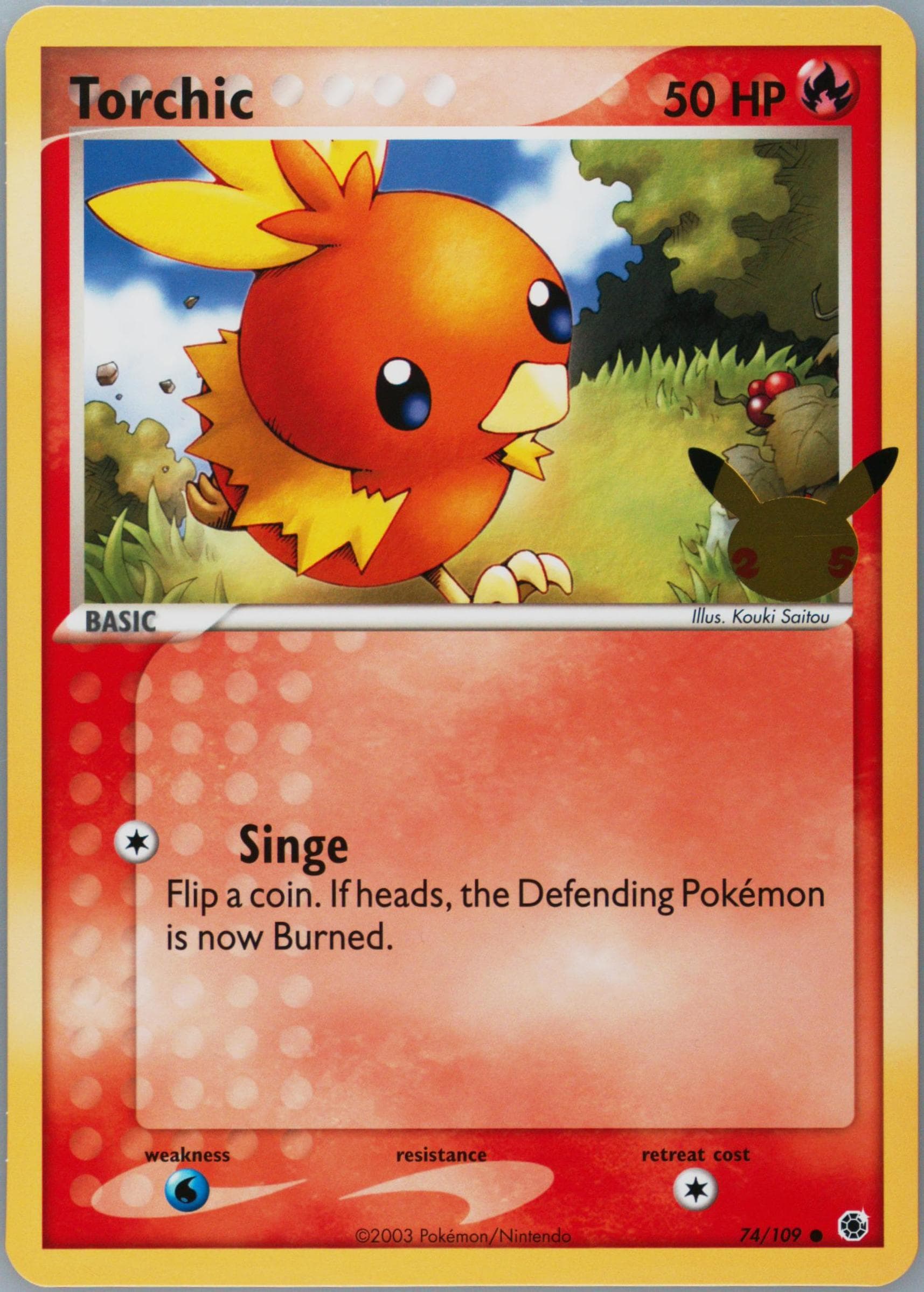 Torchic (74) 2021 Pokemon First Partner Jumbos
