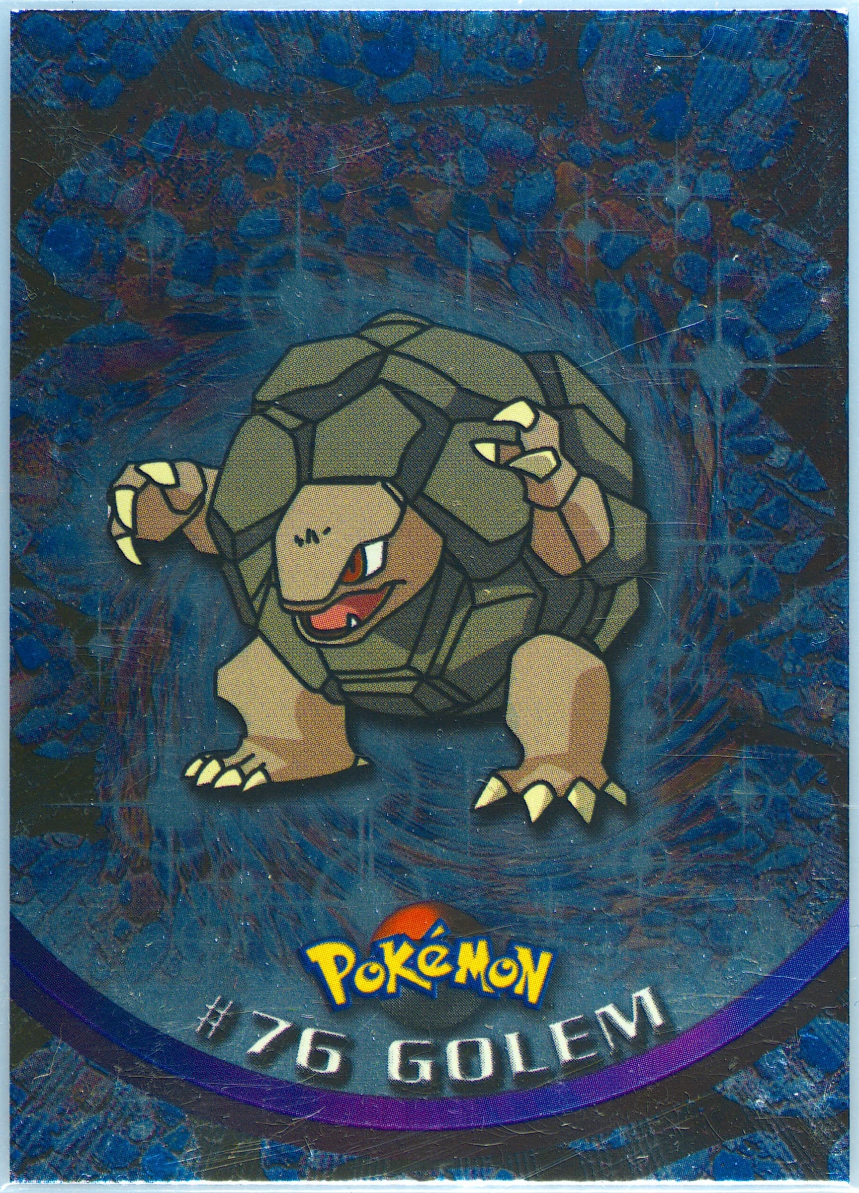 Golem Foil-Italian (76) 1999 Topps Pokemon TV