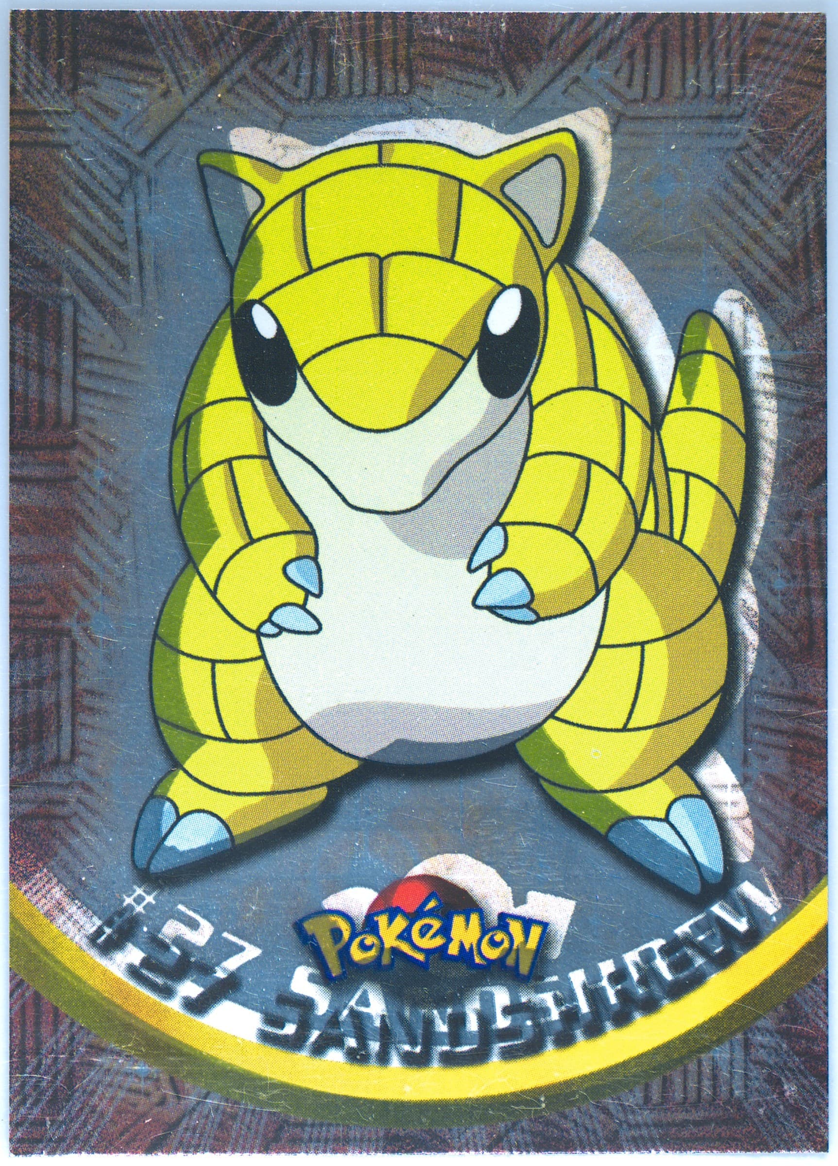 Sandshrew Foil-Italian (27) 1999 Topps Pokemon TV