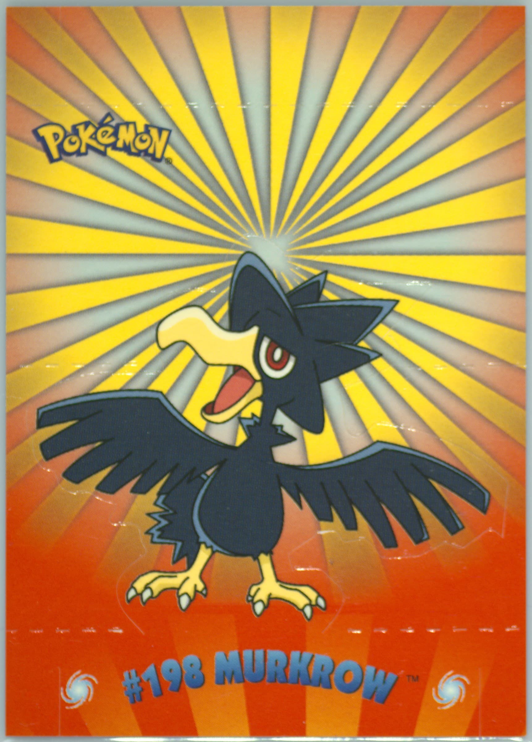 Murkrow (4) 2001 Topps Pokemon Johto Series 1 Pop-Up