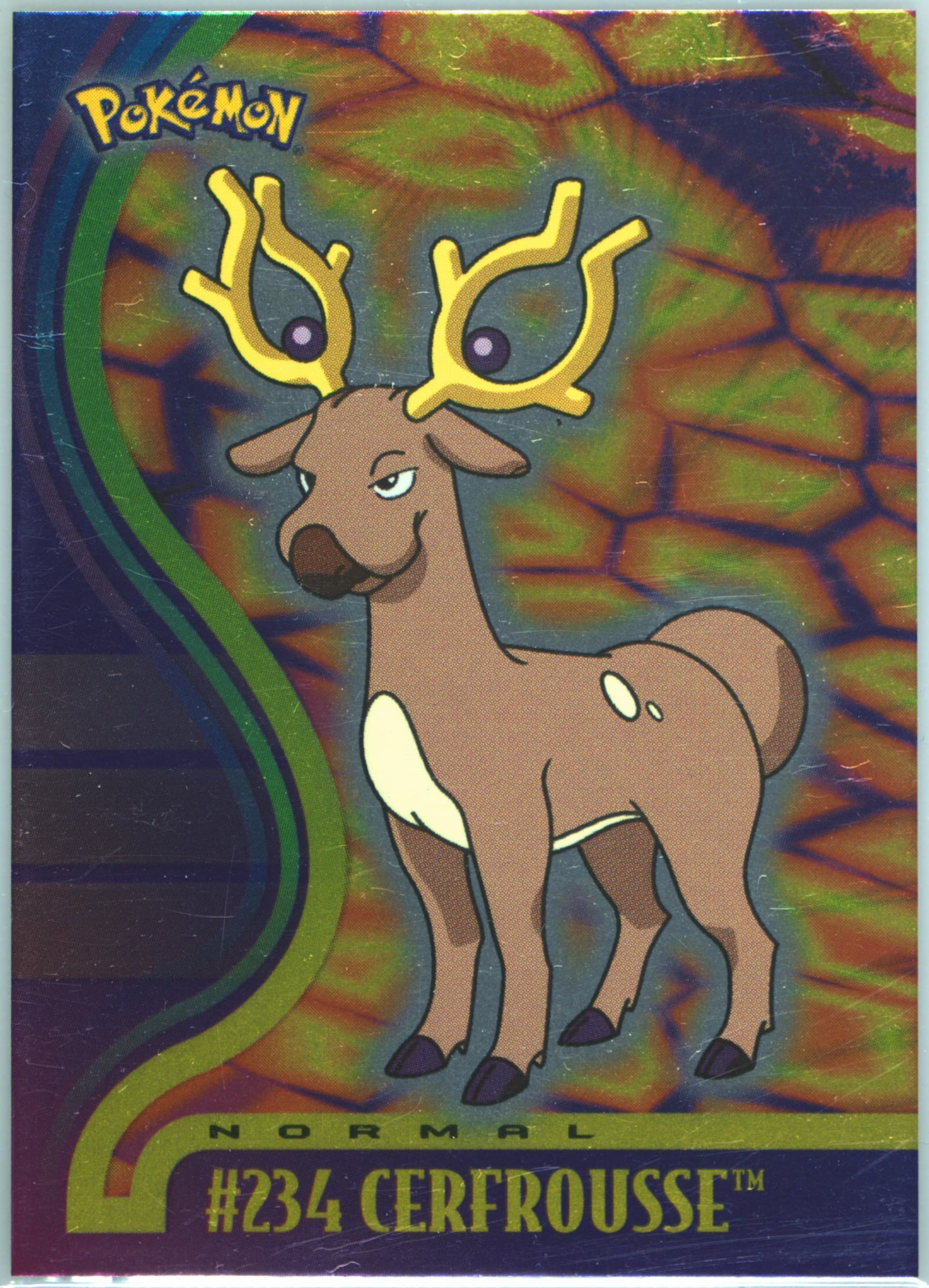 Stantler Foil-French (234) 2001 Topps Pokemon Johto Series 3