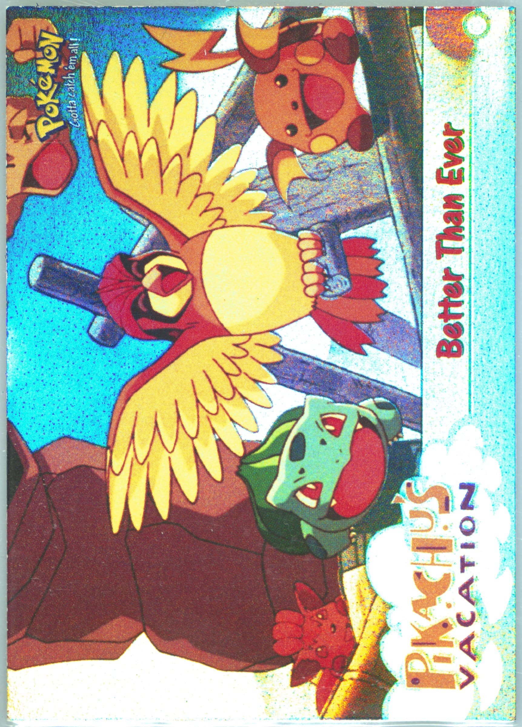 Movie Edition Better Than Ever-Corrected-Rainbow Foil (56) 1999 Topps Pokemon the Movie Edt