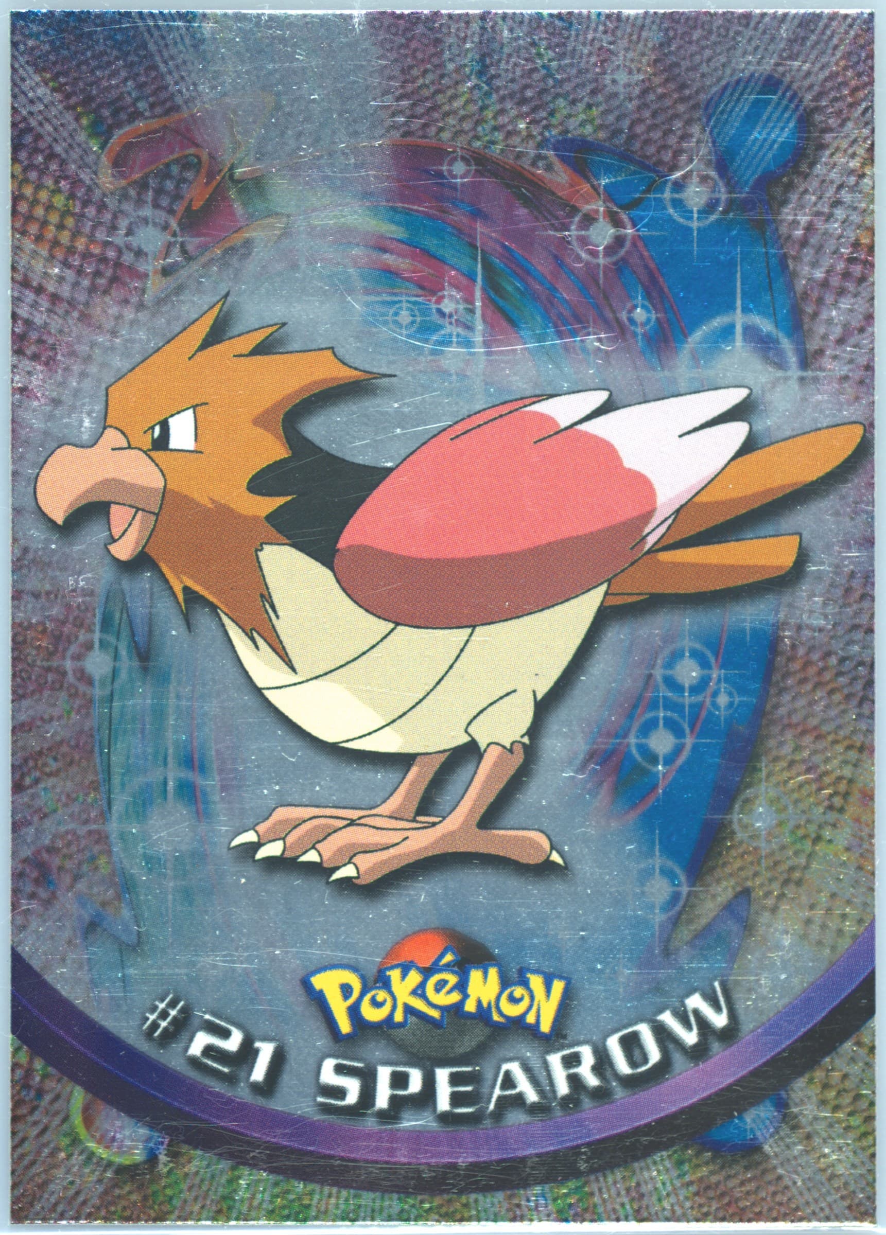 Spearow Foil-Italian (21) 1999 Topps Pokemon TV