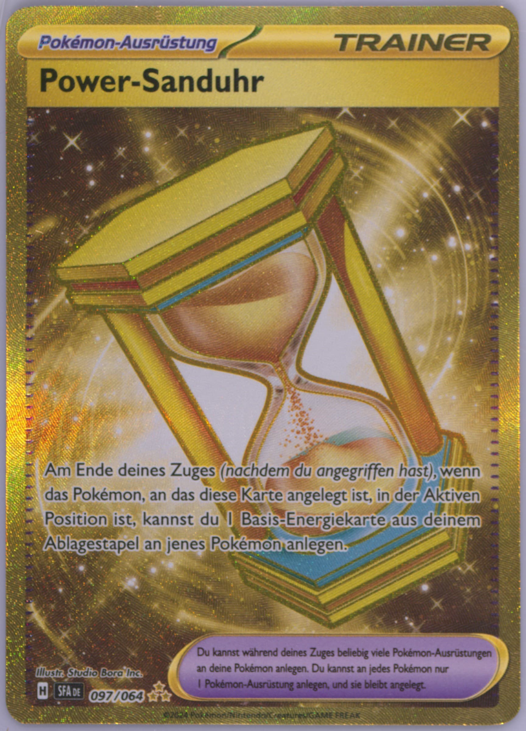 Powerglass Hyper Rare (097) 2024 Pokemon German Sfa de-Shrouded Fable