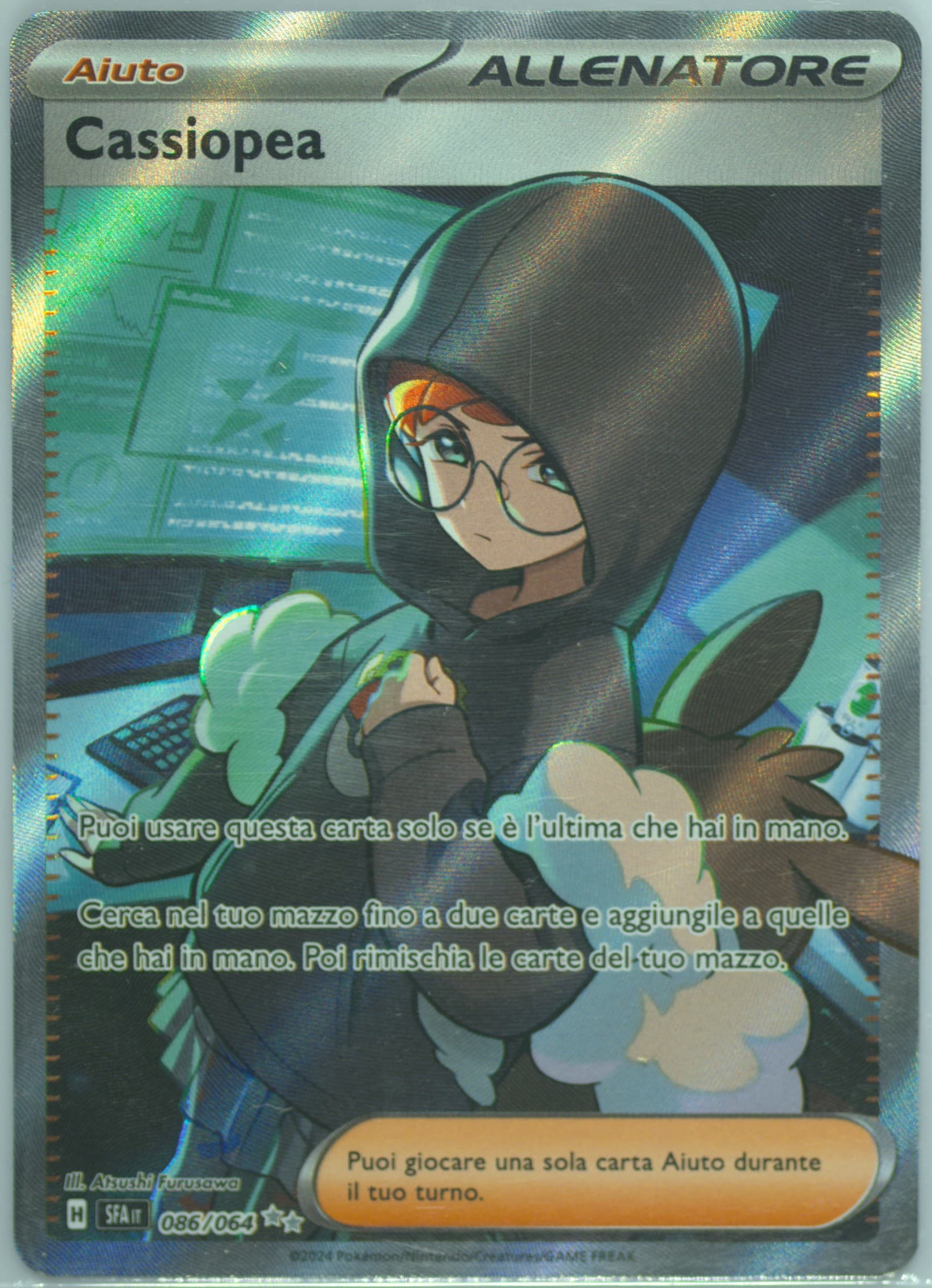 Cassiopeia Ultra Rare (086) 2024 Pokemon Italian Sfa It-Shrouded Fable