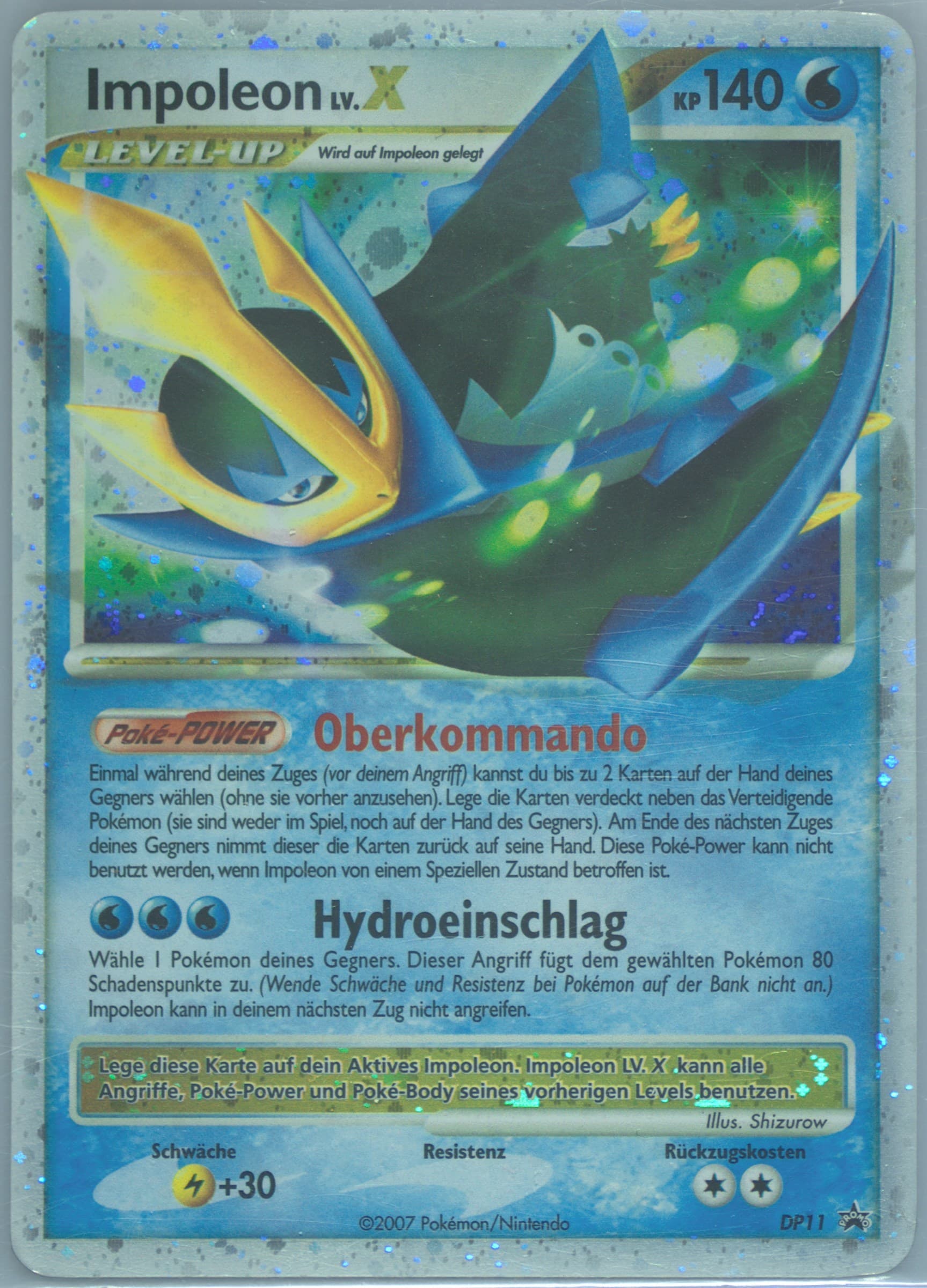 Impoleon LV.X-Holo German (DP11) 2007 Pokemon Diamond & Pearl Black Star Promo
