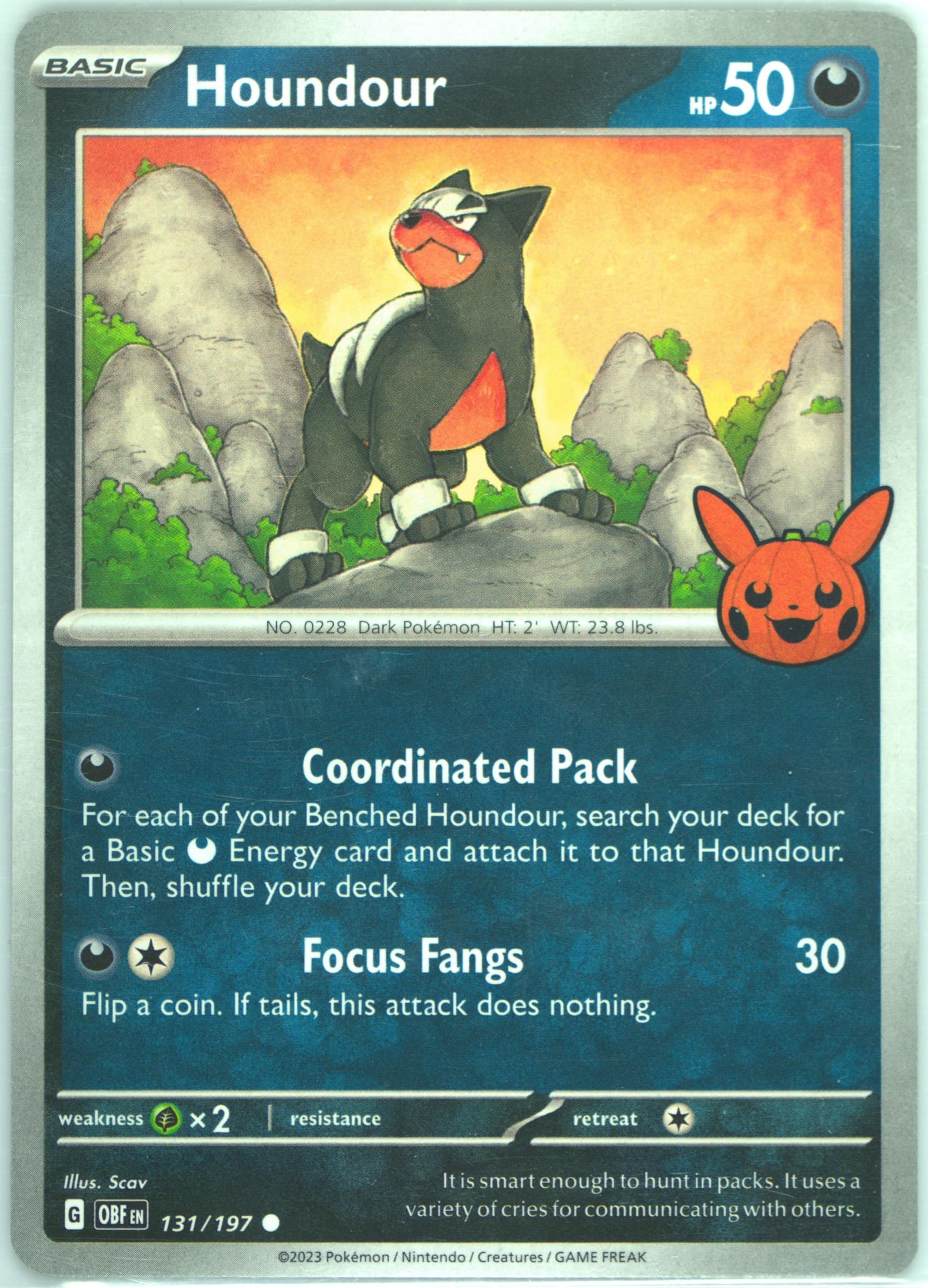 Houndour (131) 2024 Pokemon Trick or Trade