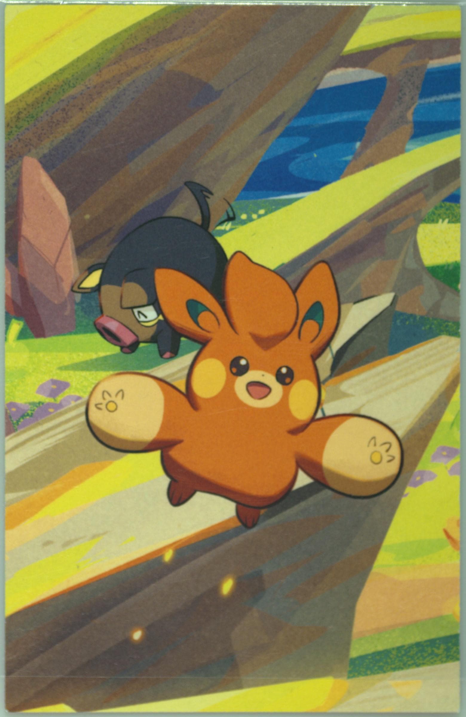 Pawmi Art Card 2023 Pokemon Paldea Friends Mini Tins