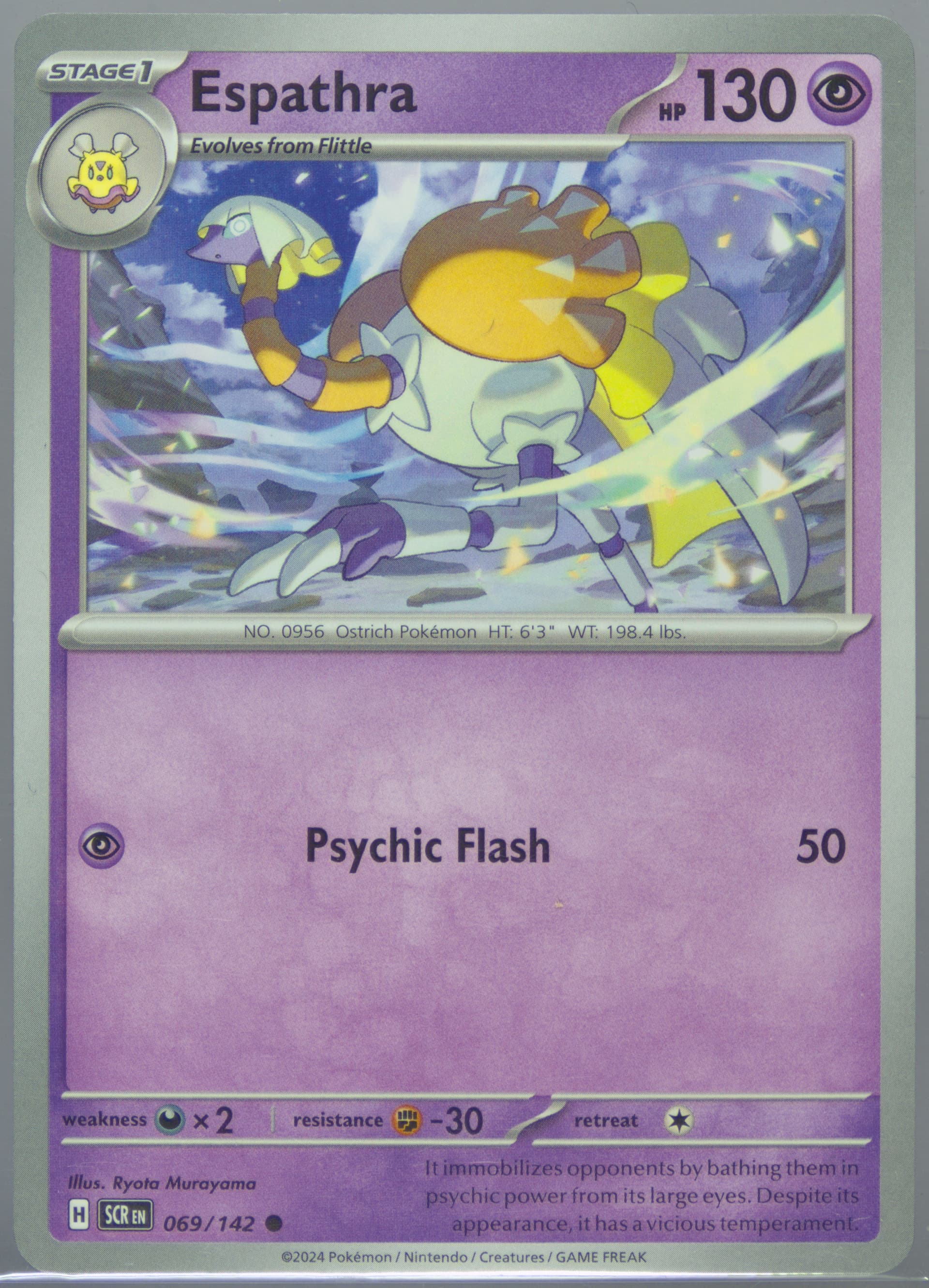 Espathra (069) 2024 Pokemon Scr EN-Stellar Crown